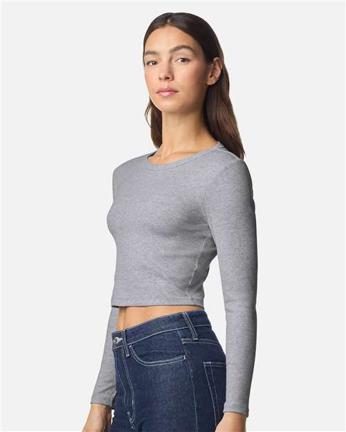 Women's Baby Rib Long Sleeve Fitted Tee - BR2107 17