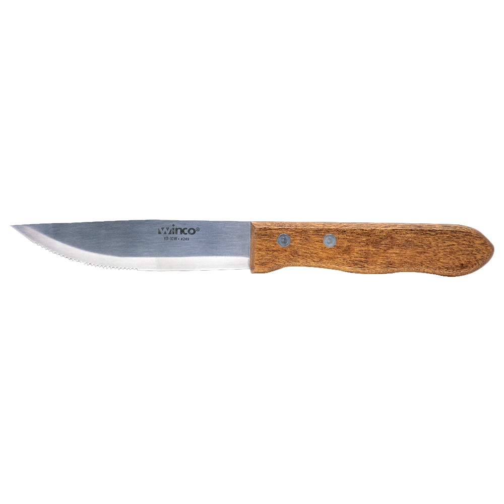 Wood Jumbo Steak Knife 4