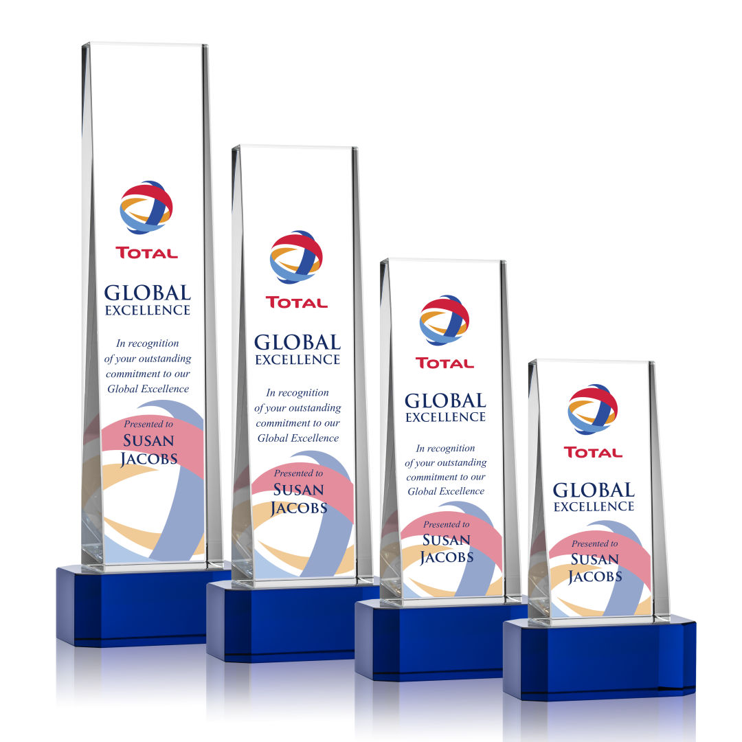 Milnerton VividPrint™ Award on Base - Blue 11