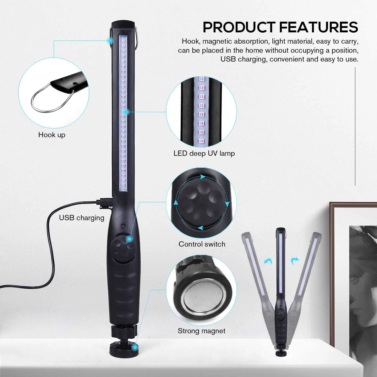 UV Light Sanitizer Wand 2