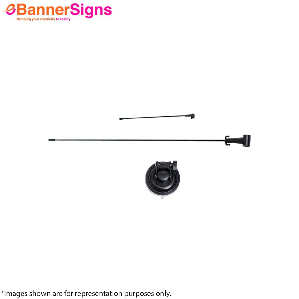 Teardrop Suction Cup Flag 3