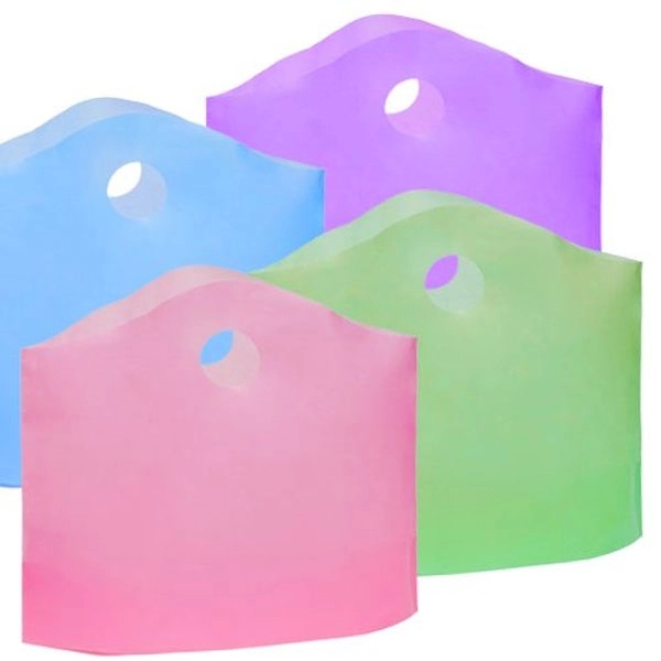 19" x 18" + 9.5" - Super Wave Top Handle Plastic Bags 4