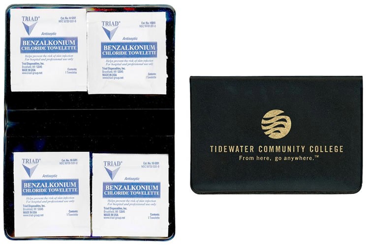 Hand Sanitizer BZK Towelette Kit 18