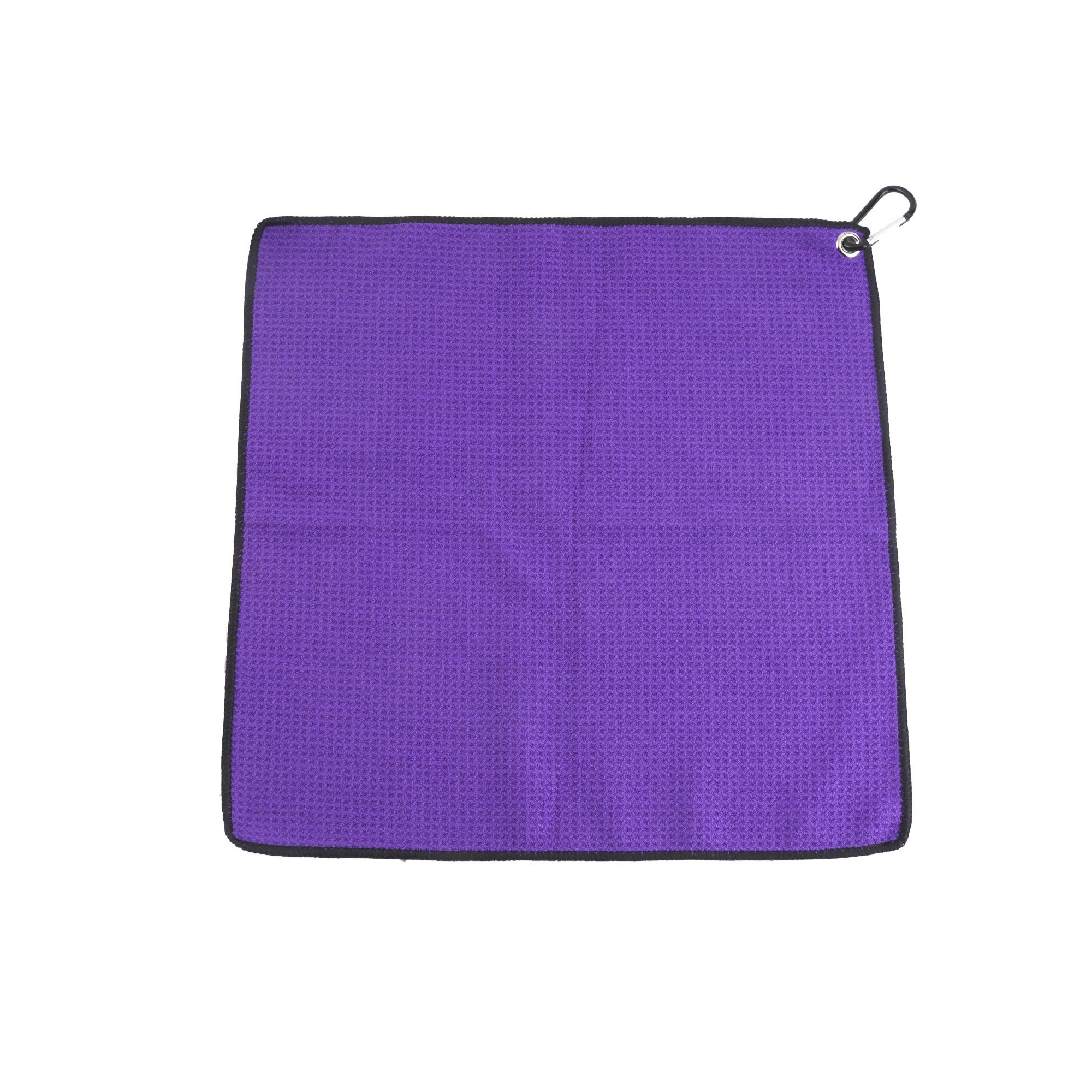 Twelve Inch By Twelve Inch Waffle Microfiber Golf Towel With Grommet 4