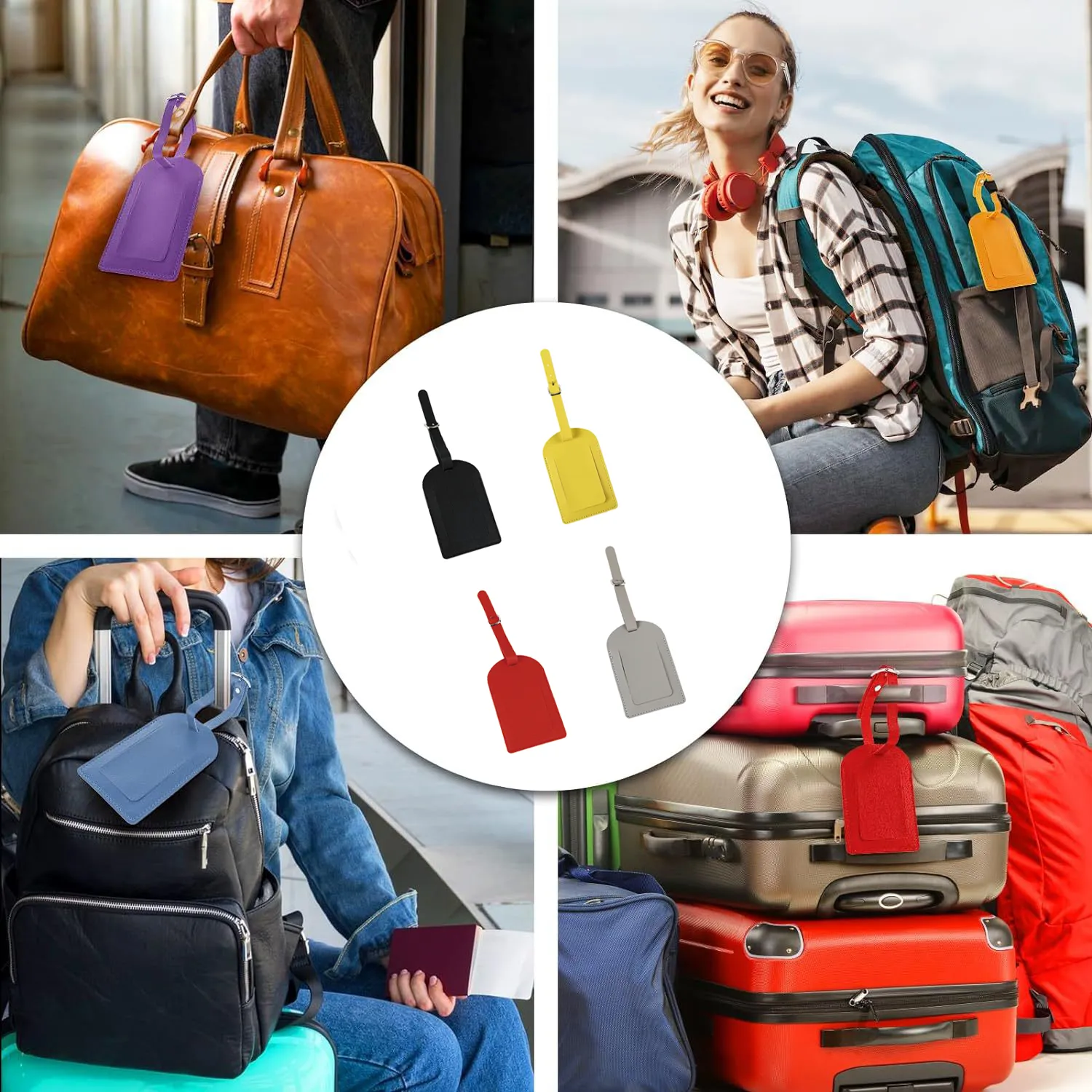 Luggage Tag with Lanyard and Card Paper 3