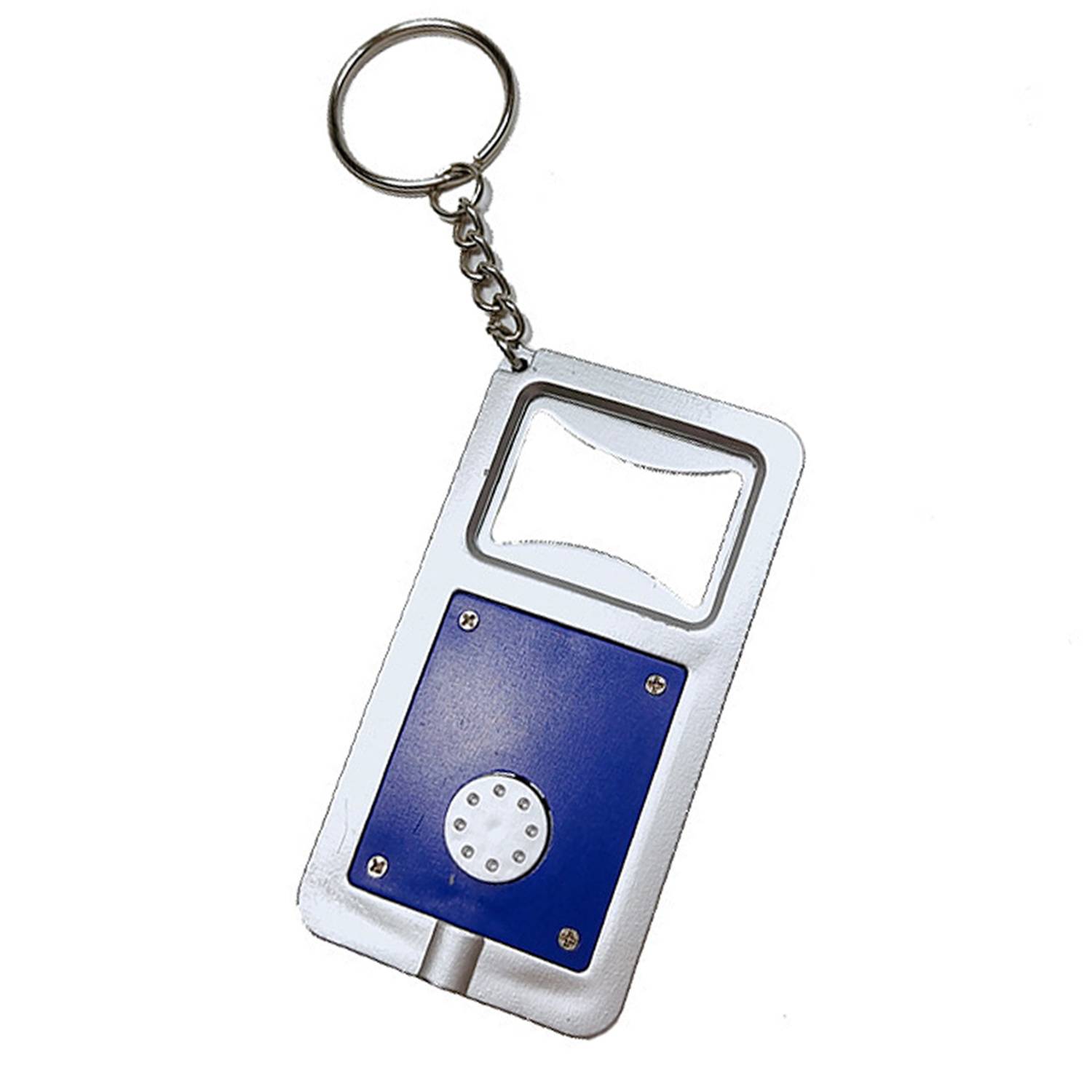 LED Light Plastic Keychain Bottle Opener 10