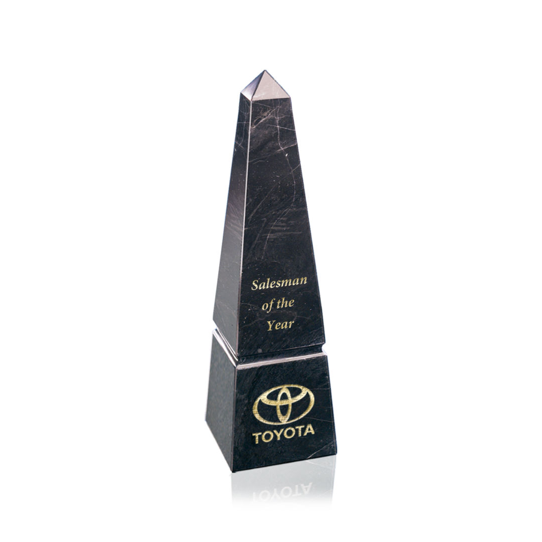 Groove Marble Obelisk Award - Black 6
