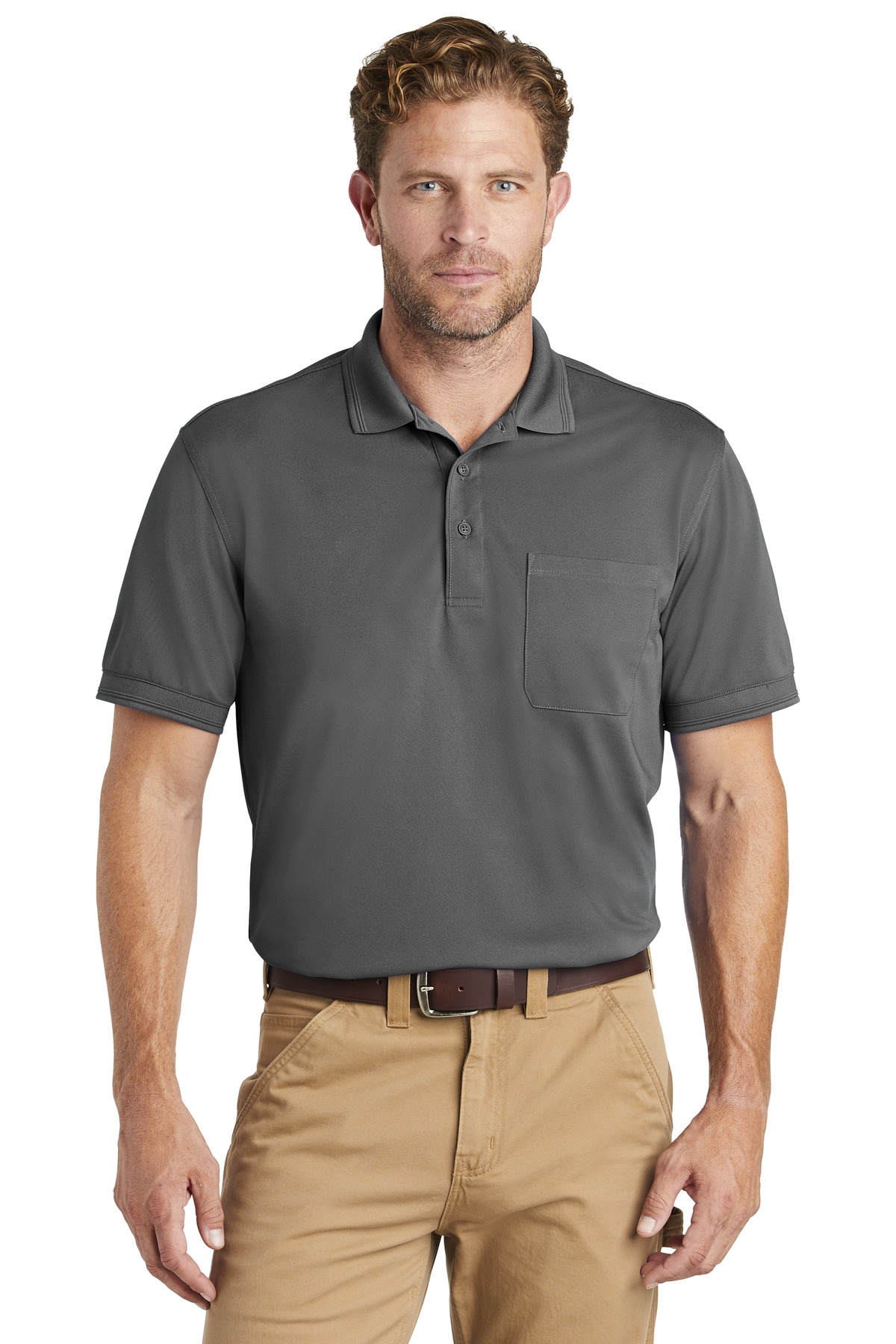 CornerStone® Industrial Snag-Proof Pique Pocket Polo 34