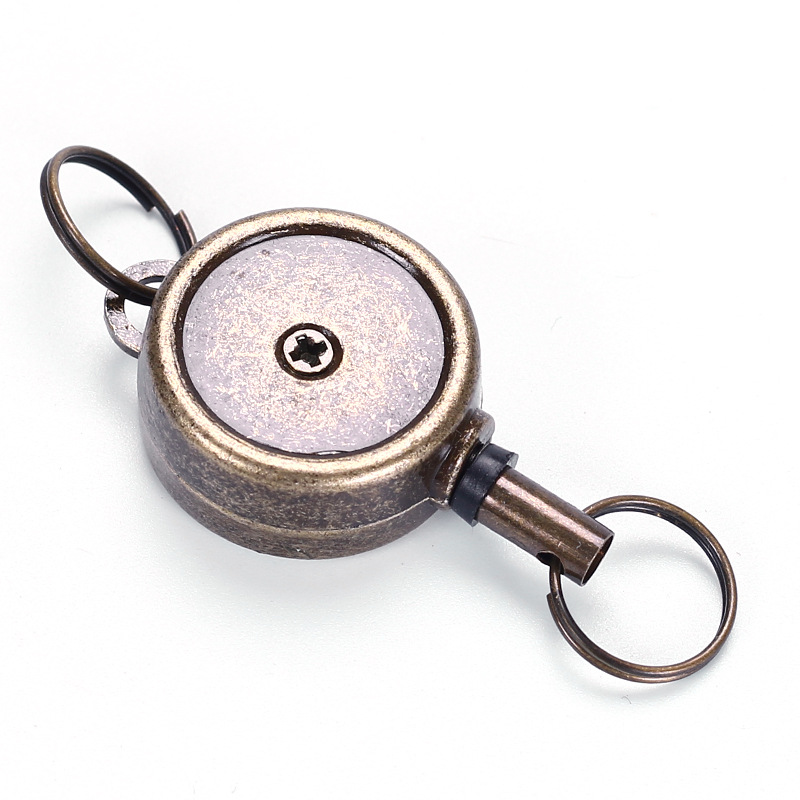 Telescopic Metal Badge Reel with Key Ring 6