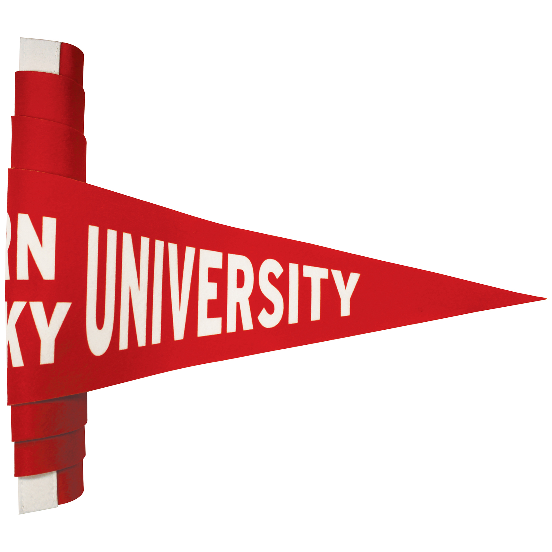 12" x 30" Custom Printed Soft Felt Pennant 10