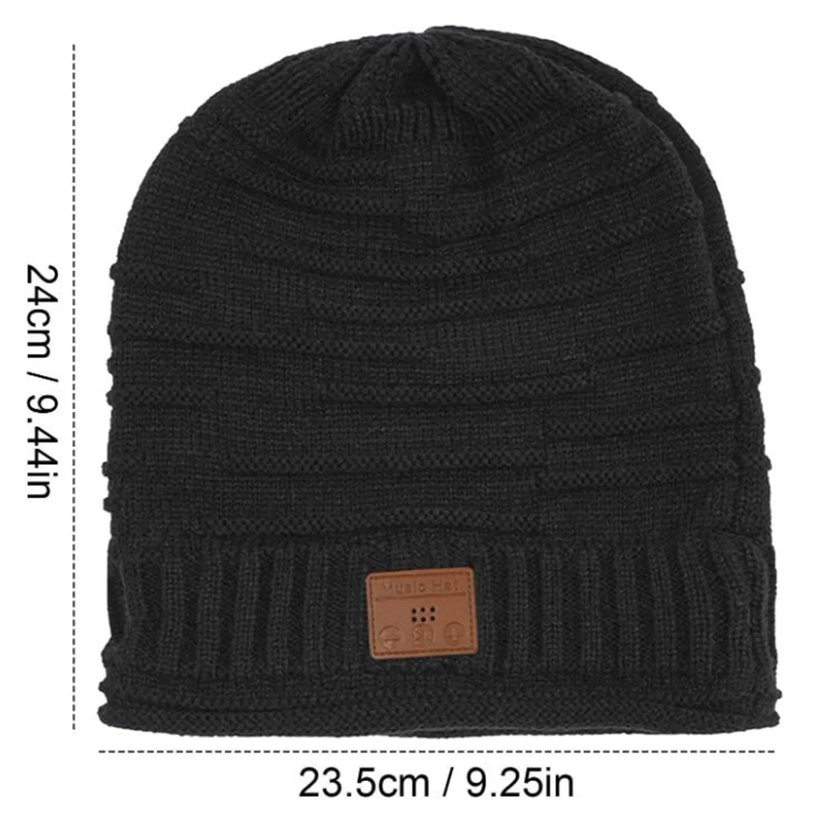 Wireless Bluetooth Headset Knitted Winter Warmth Hat 6