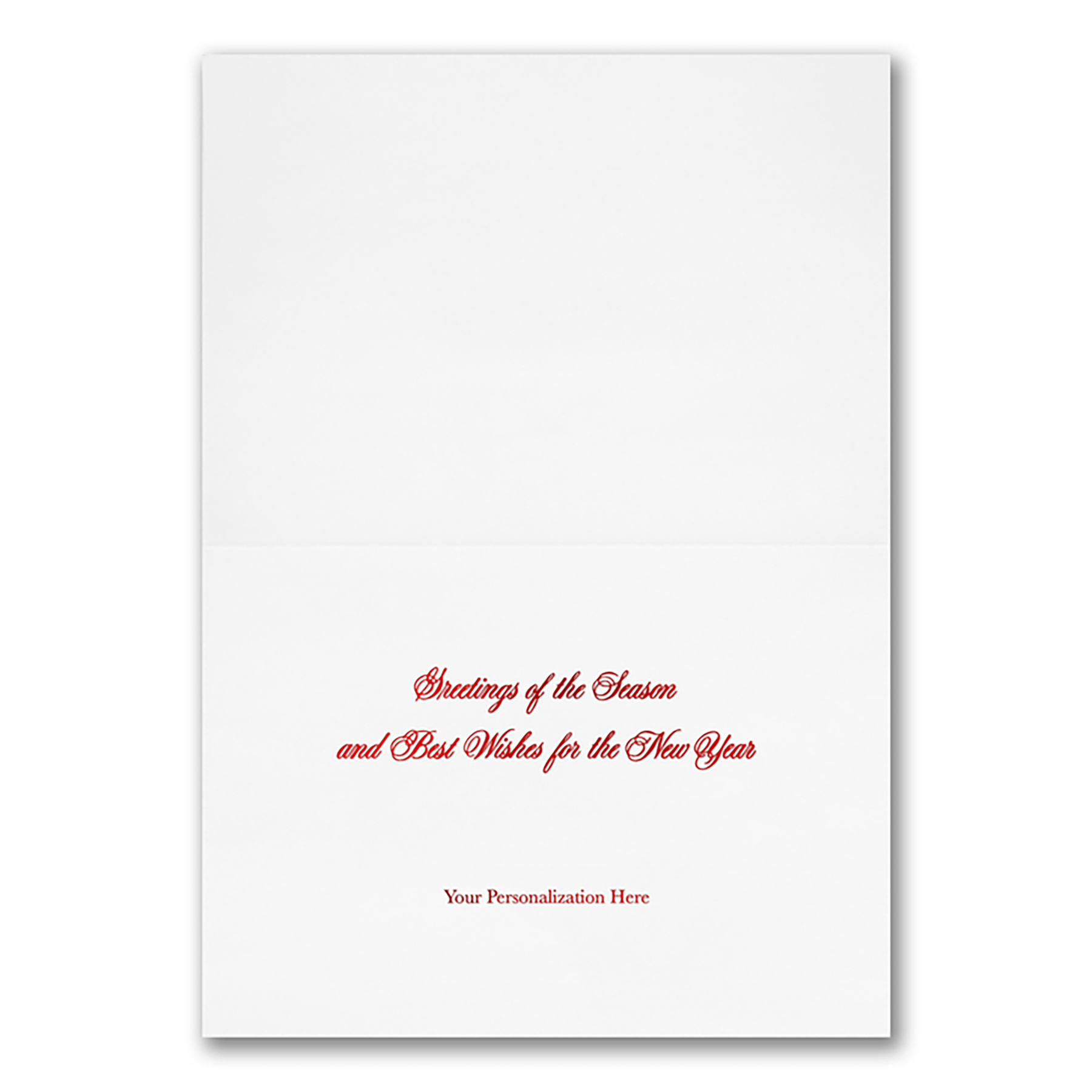 Frosted Greens Holiday Card 3