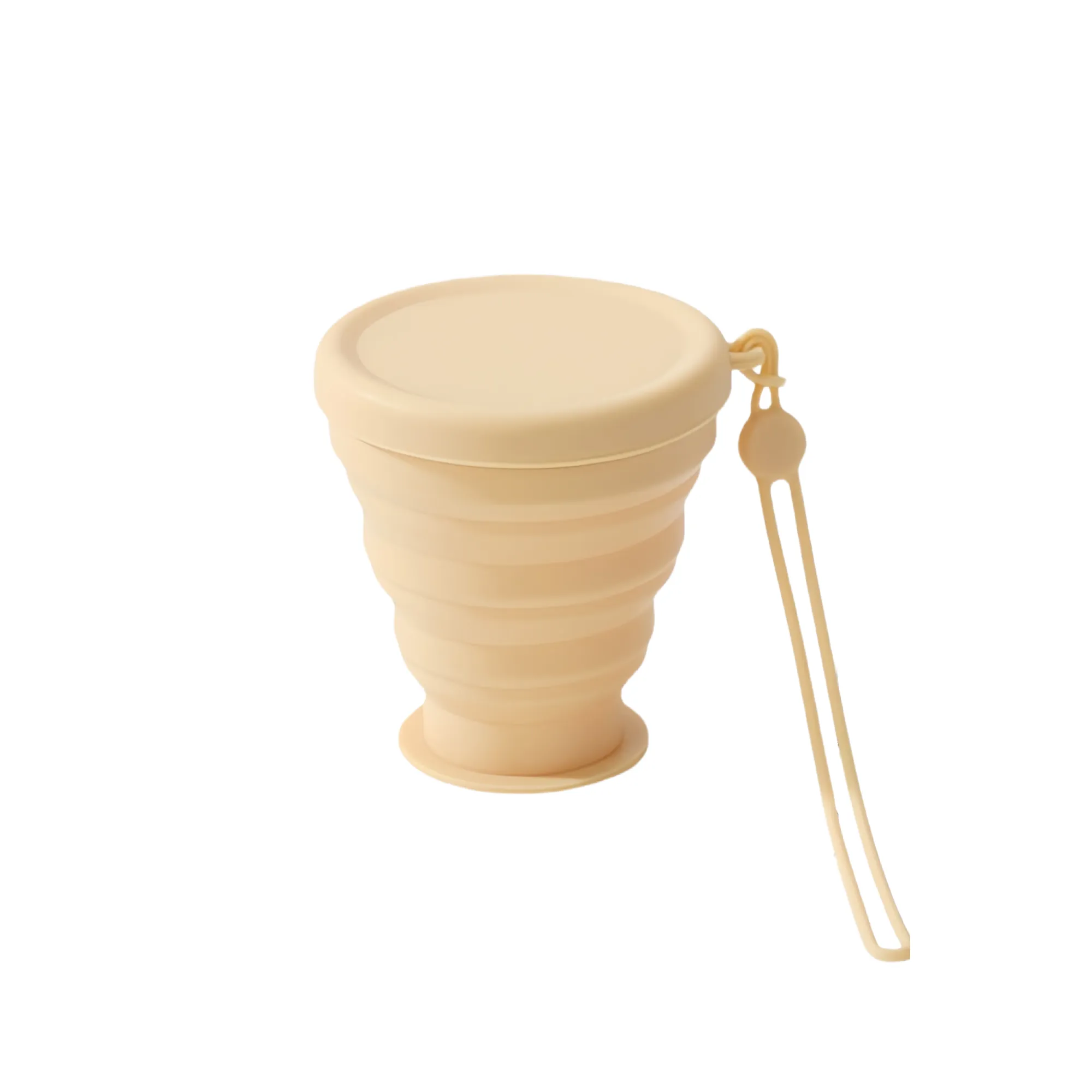 7oz Portable Foldable Silicone Water Cup 2