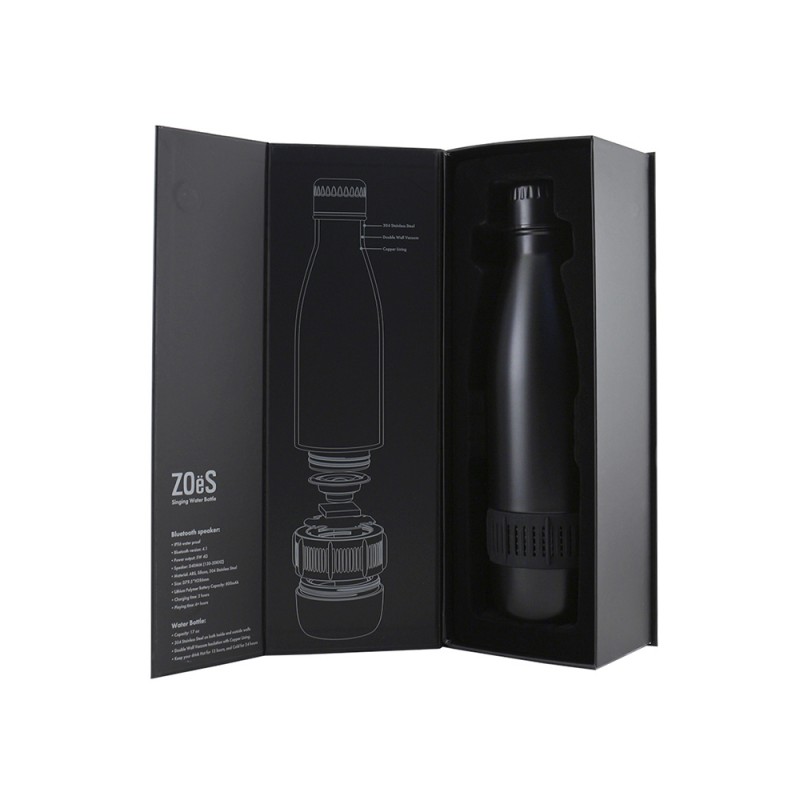 ZoëS Thermal Bottle with Integrated Wireless Speaker Base 11