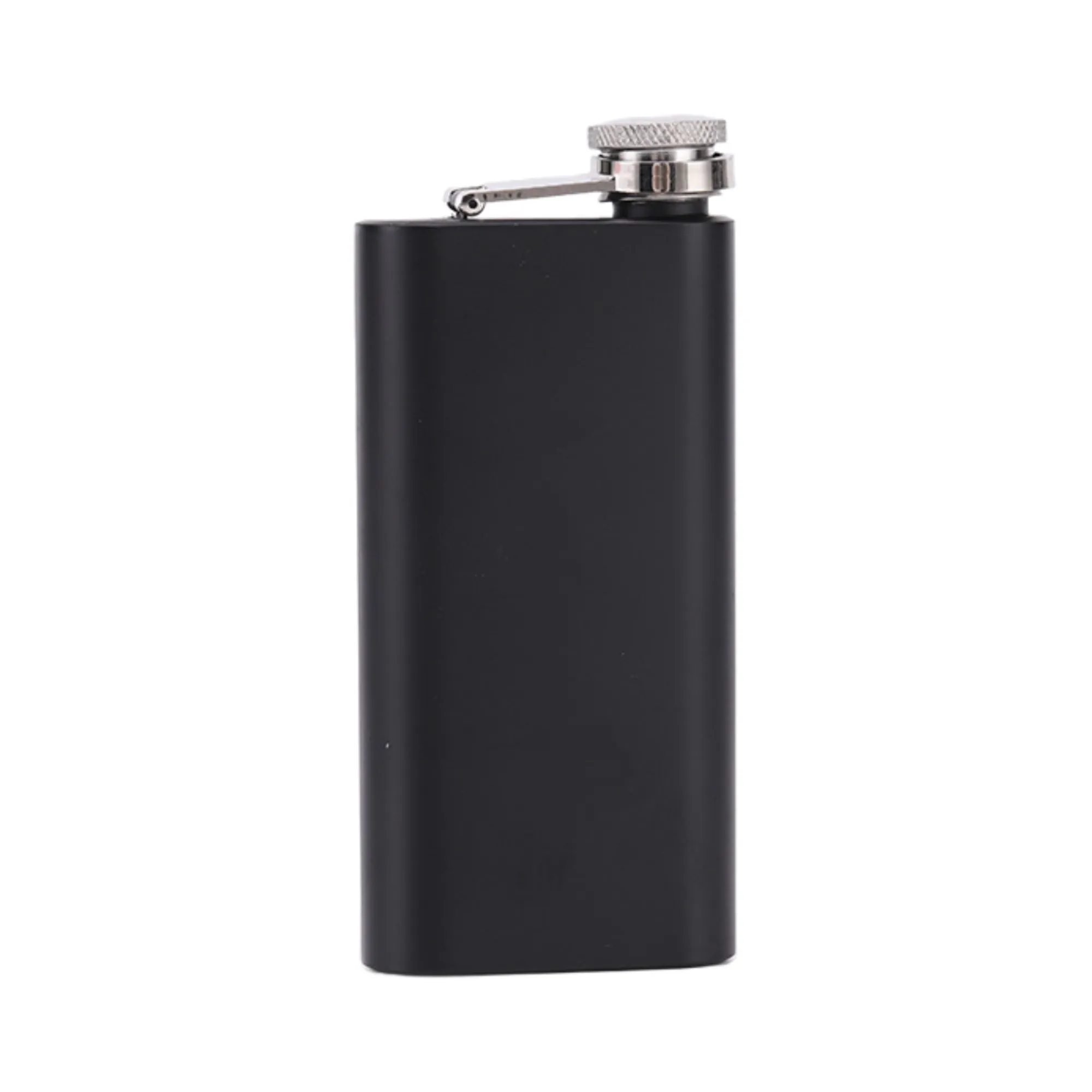 Outdoor Portable 304 Stainless Steel Flat Hip Flask, custom water bottle with logo imprint 3