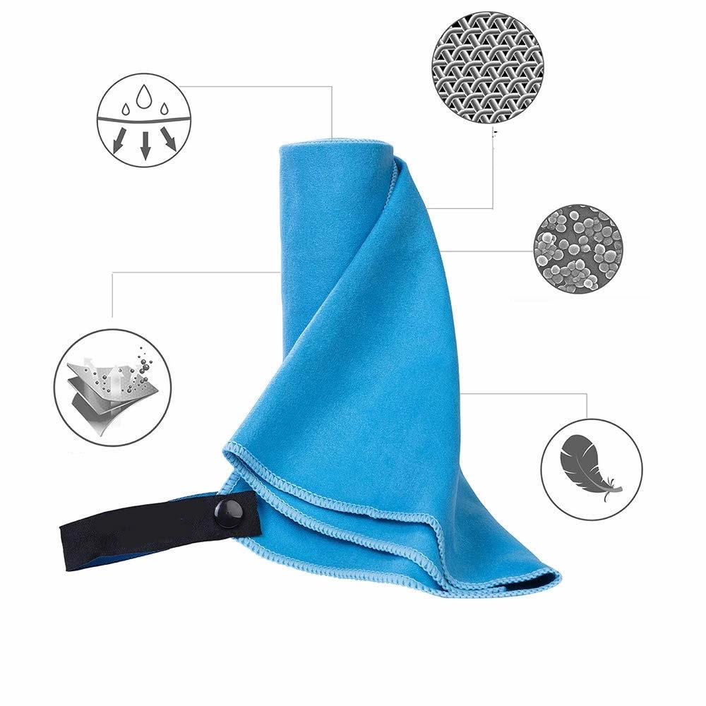 Sports Microfiber Quick Dry Pocket Towel 10