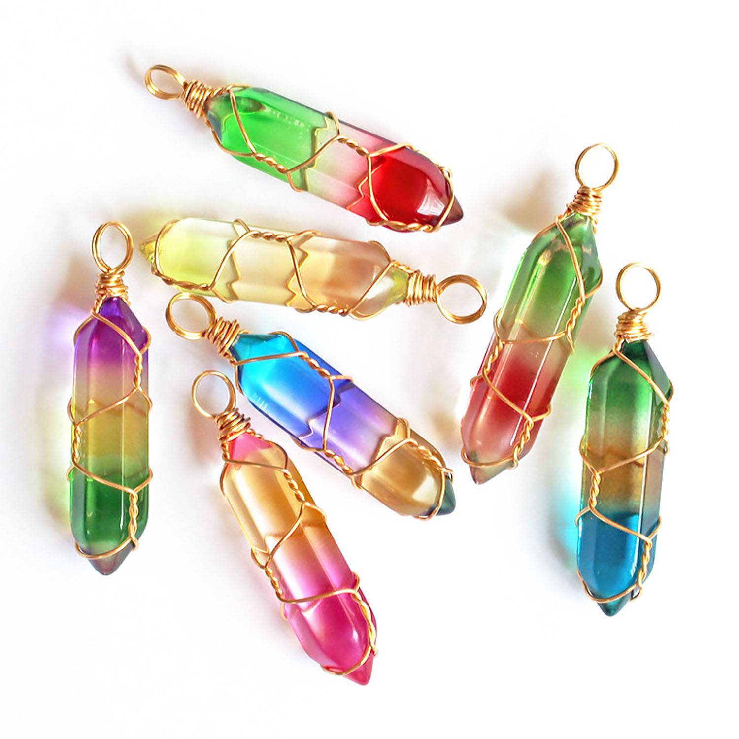 Hexagon necklace 3