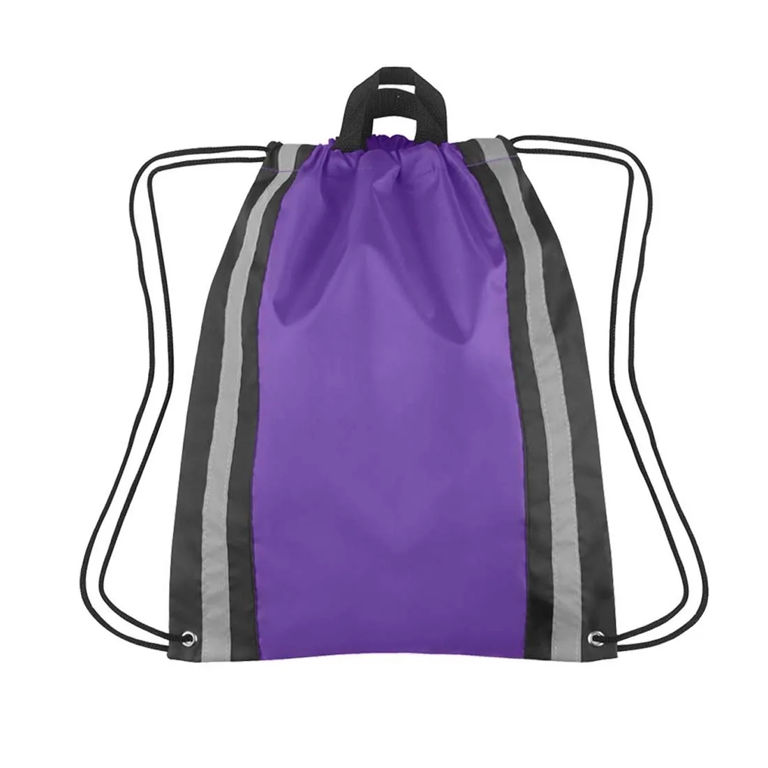 Reflective Sports Gym Drawstring Backpack 5