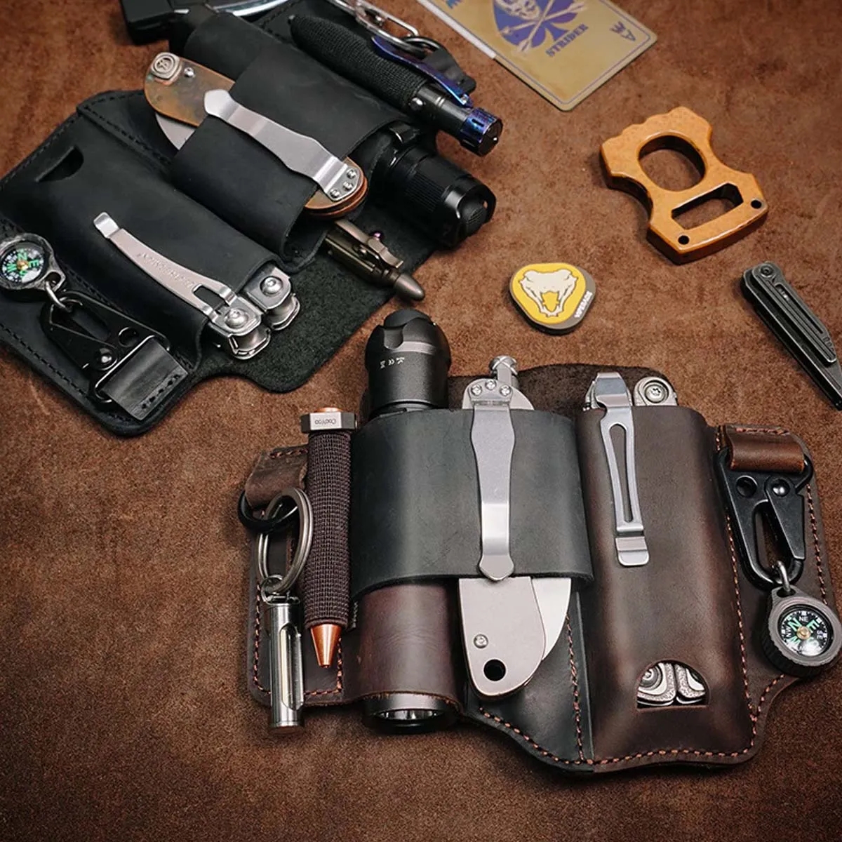 Multitool Leather Sheath for Tool Belt 3