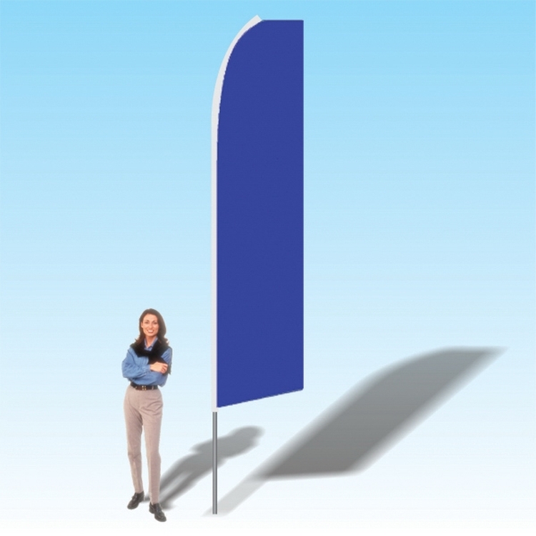 15FT Blue Advertising Banner Flag 2