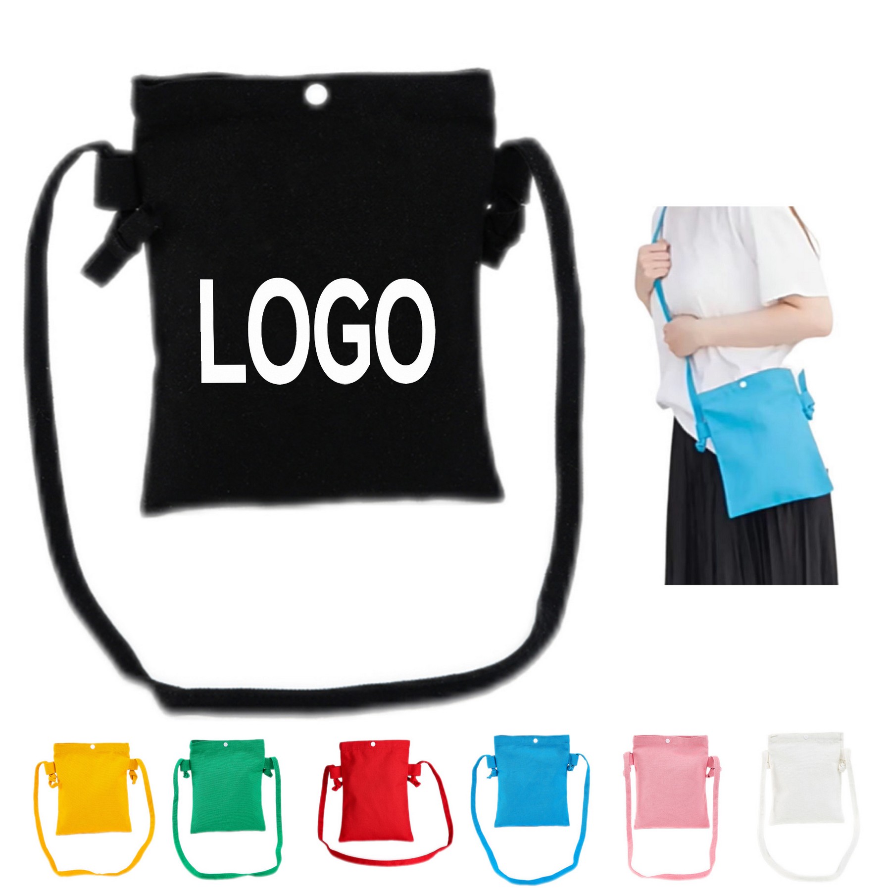 Simple Canvas Shoulder Bag 2