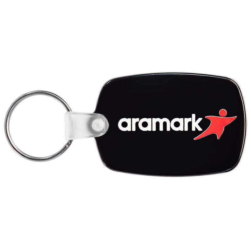 Oval Soft Plastic Keychains 6