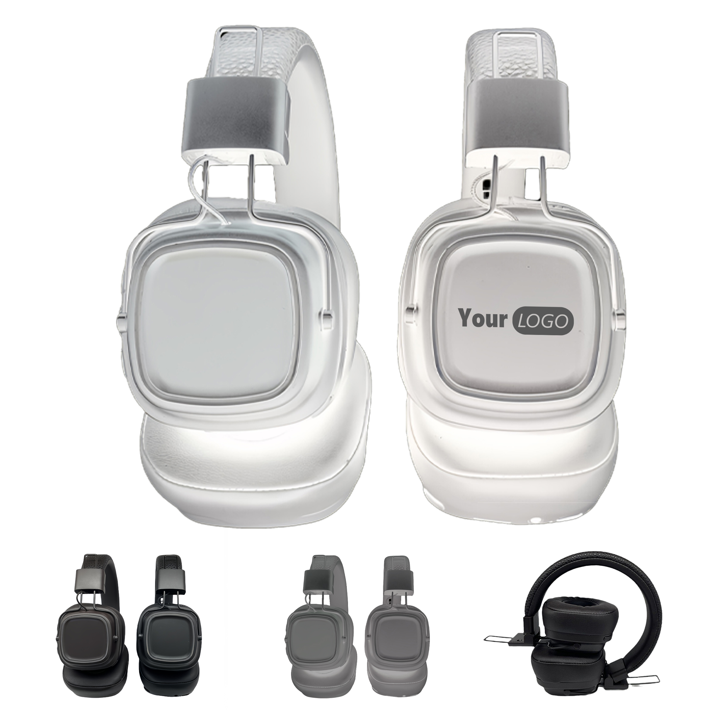 Pu Head Mounted Heavy Bass Headphones 4