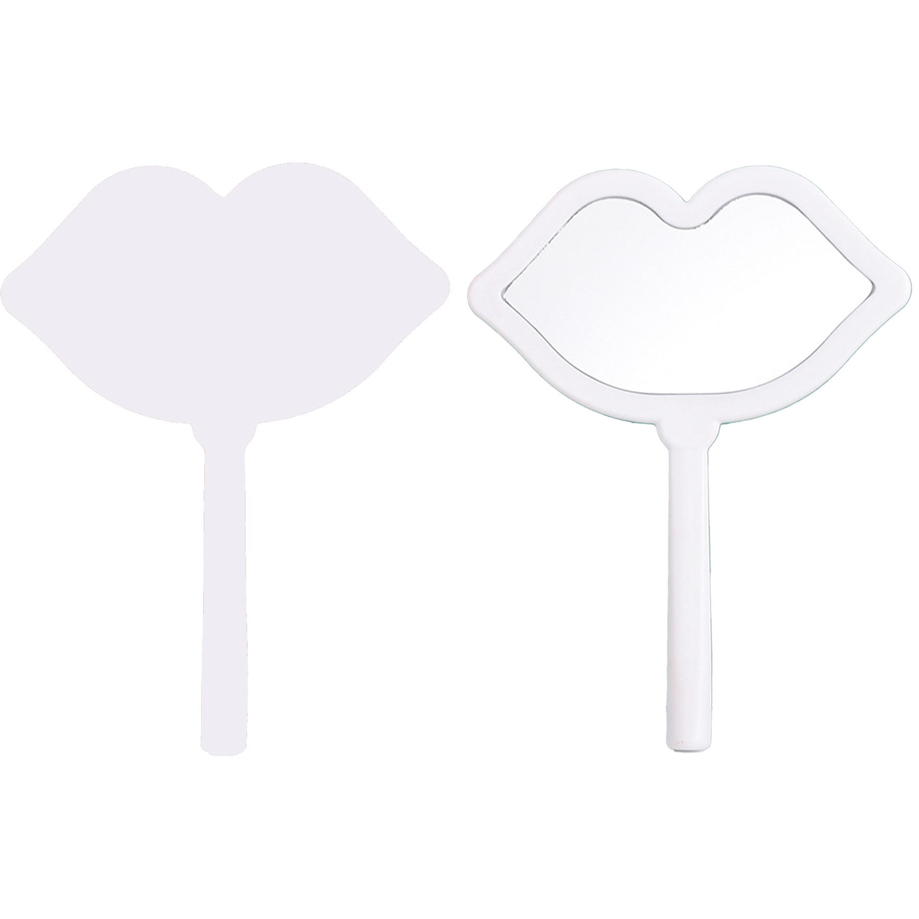 Cody Lip Shape Handheld Makeup Mirror 3