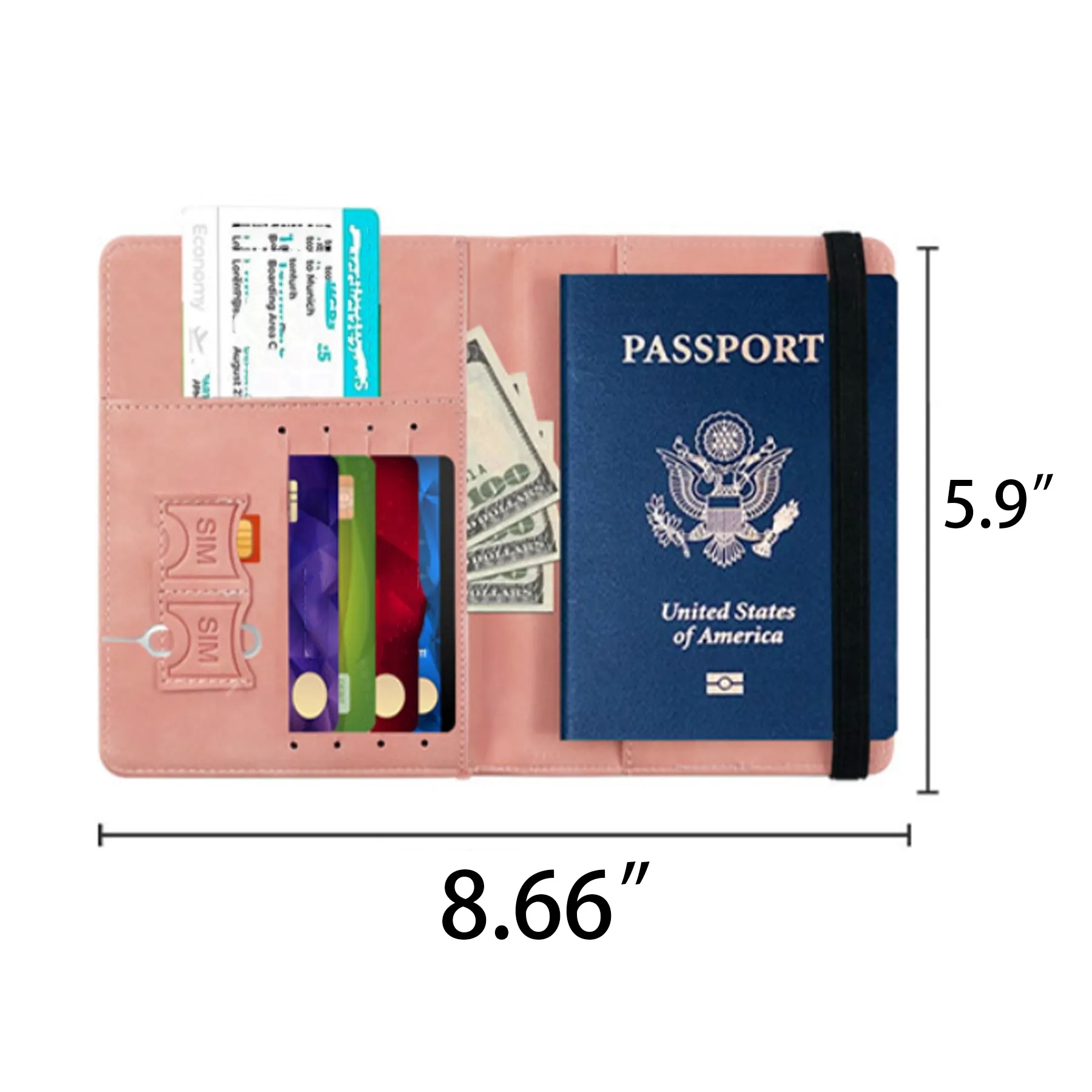 PU Leather Passport Protective Cover 8