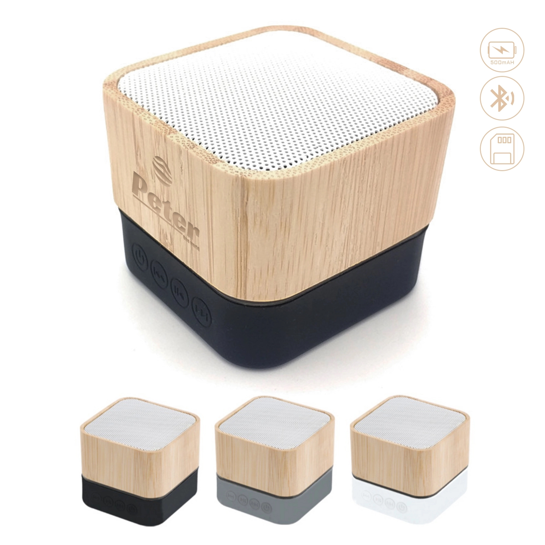 Bamboo Bluetooth Speaker 1