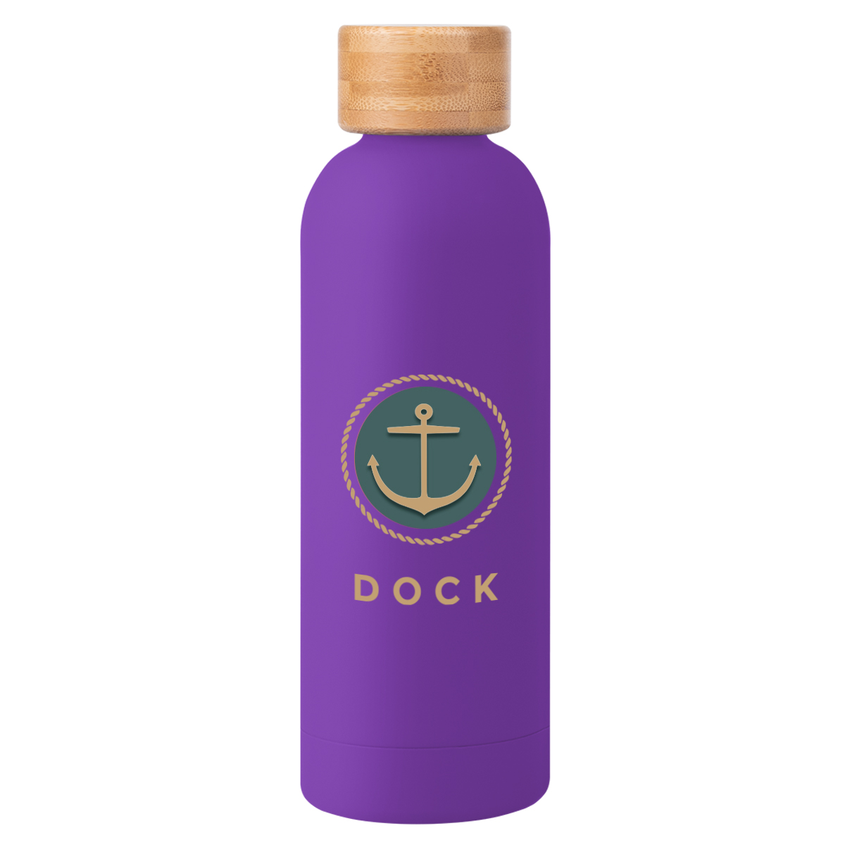 17 Oz. Blair Recycled Stainless Steel Bottle With Bamboo Lid, custom water bottle with logo imprint 23