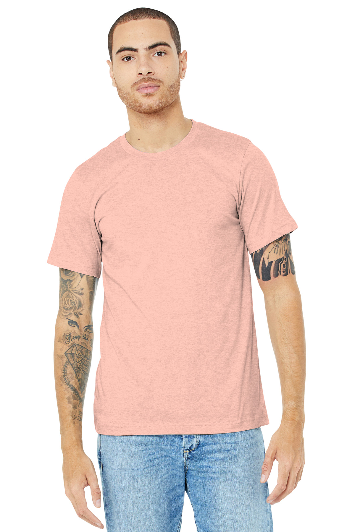 BELLA+CANVAS® Unisex Heather CVC Short Sleeve Tee 74