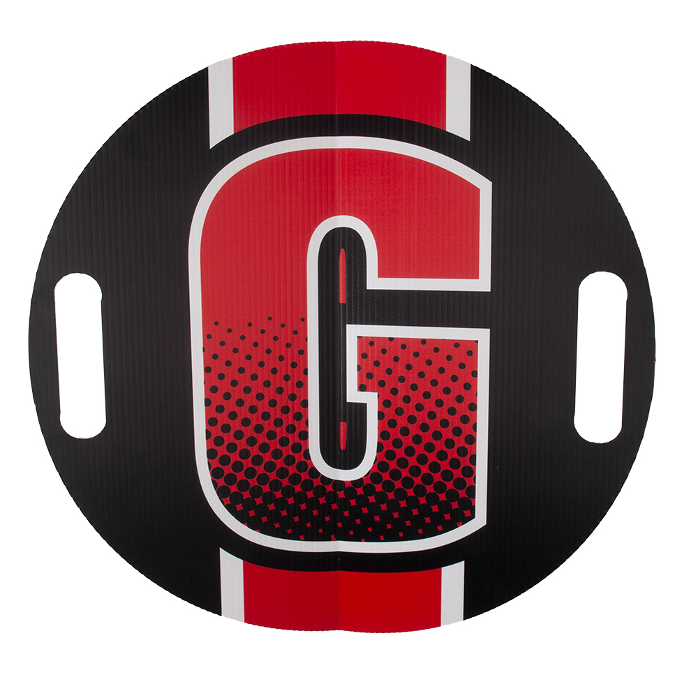 22" Round Cheering Sign, Full Color 1
