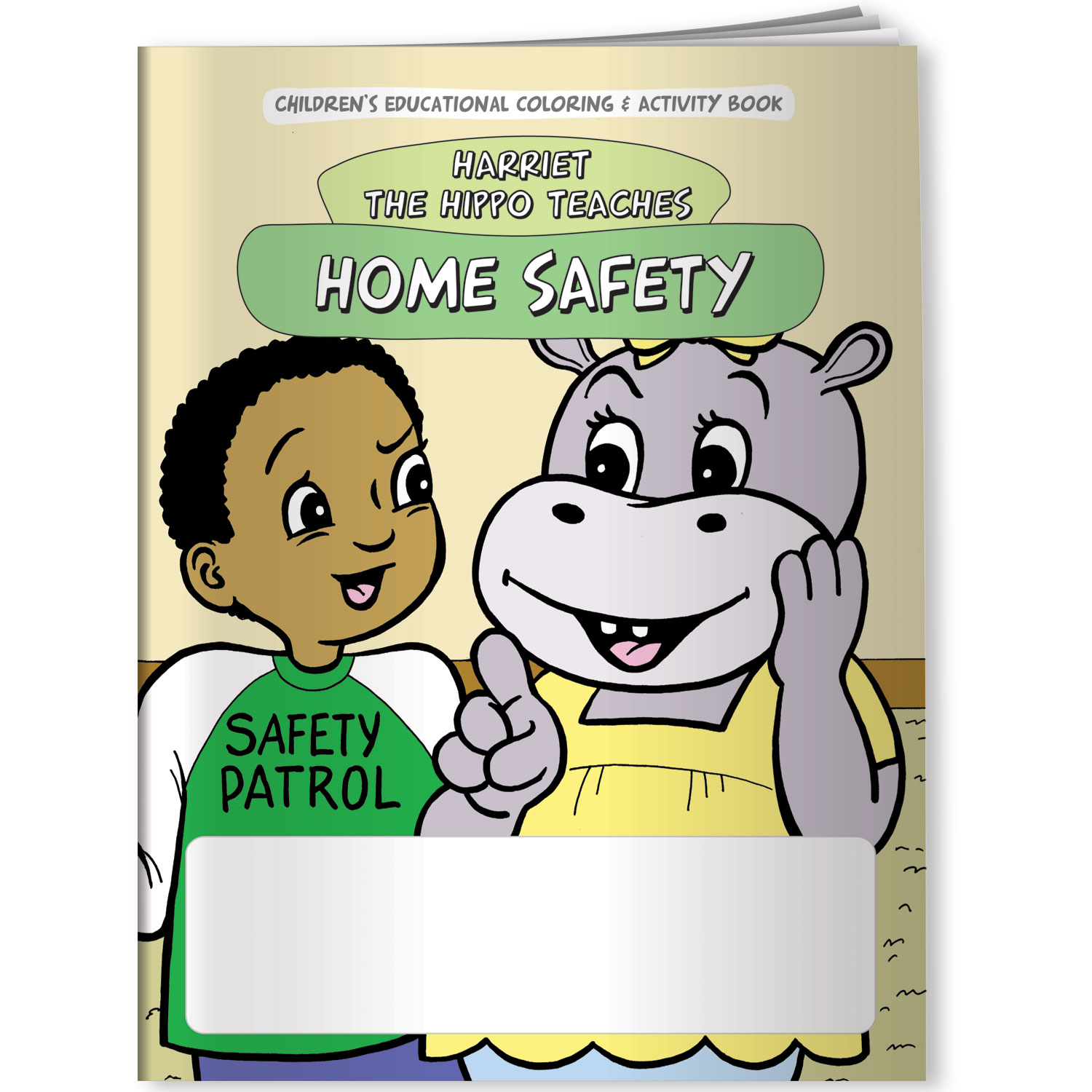 Coloring Book - Home Safety with Harriet the Hippo 5