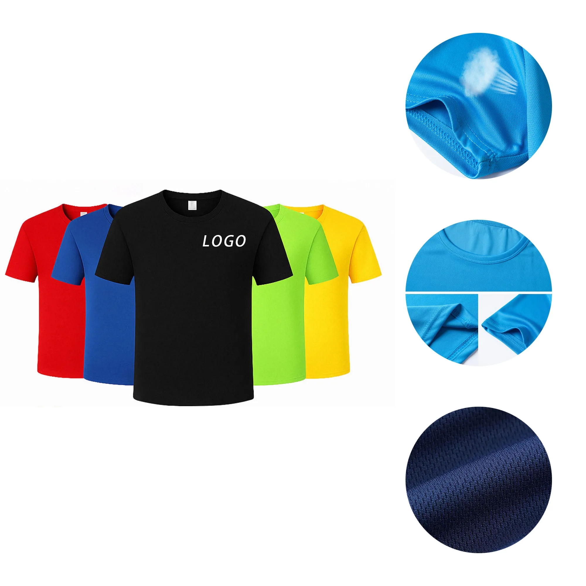 Quick Dry Shirt With Logo For Fitness And Vacations