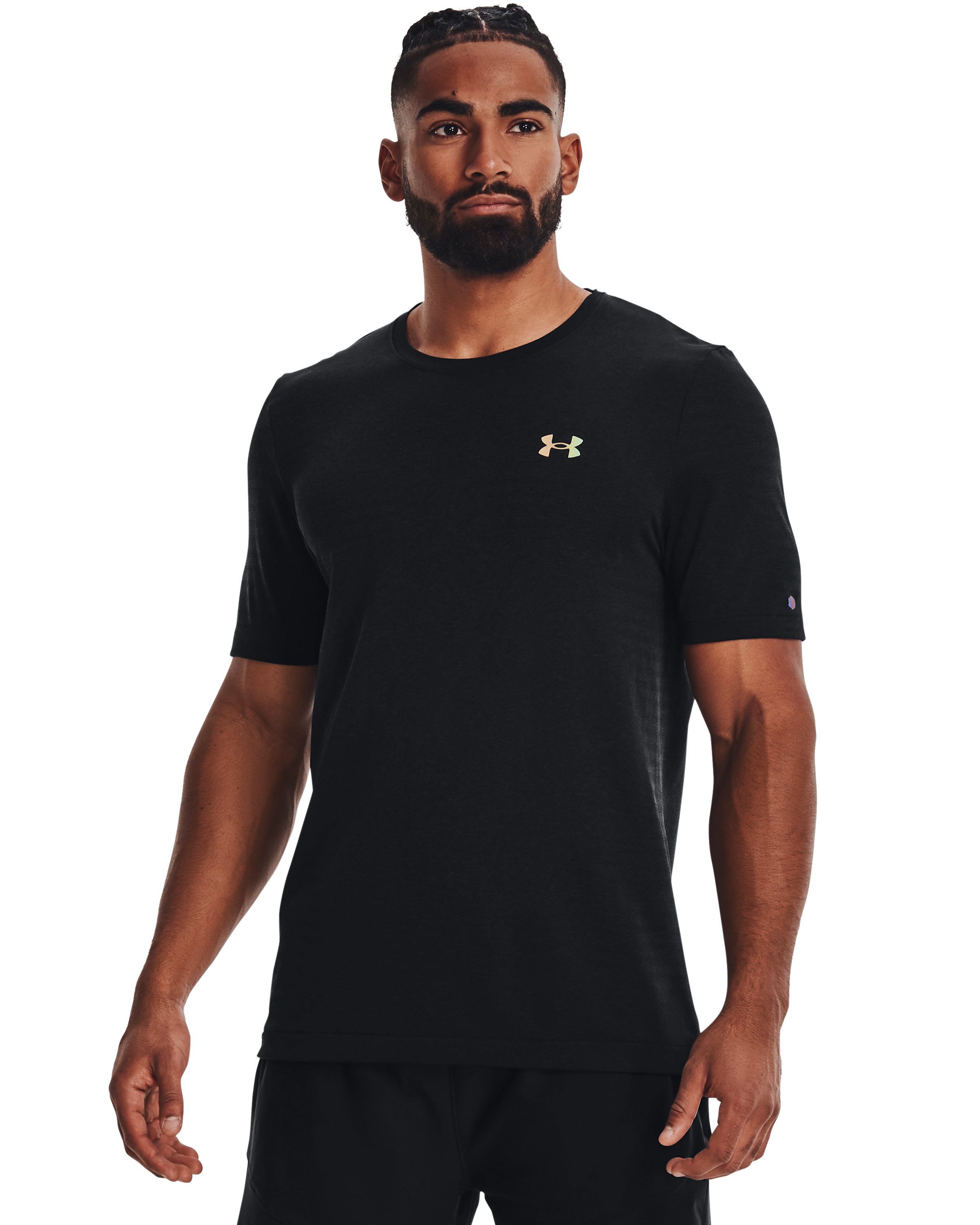 UA RUSH Seamless GeoSport Men's Short Sleeve 7