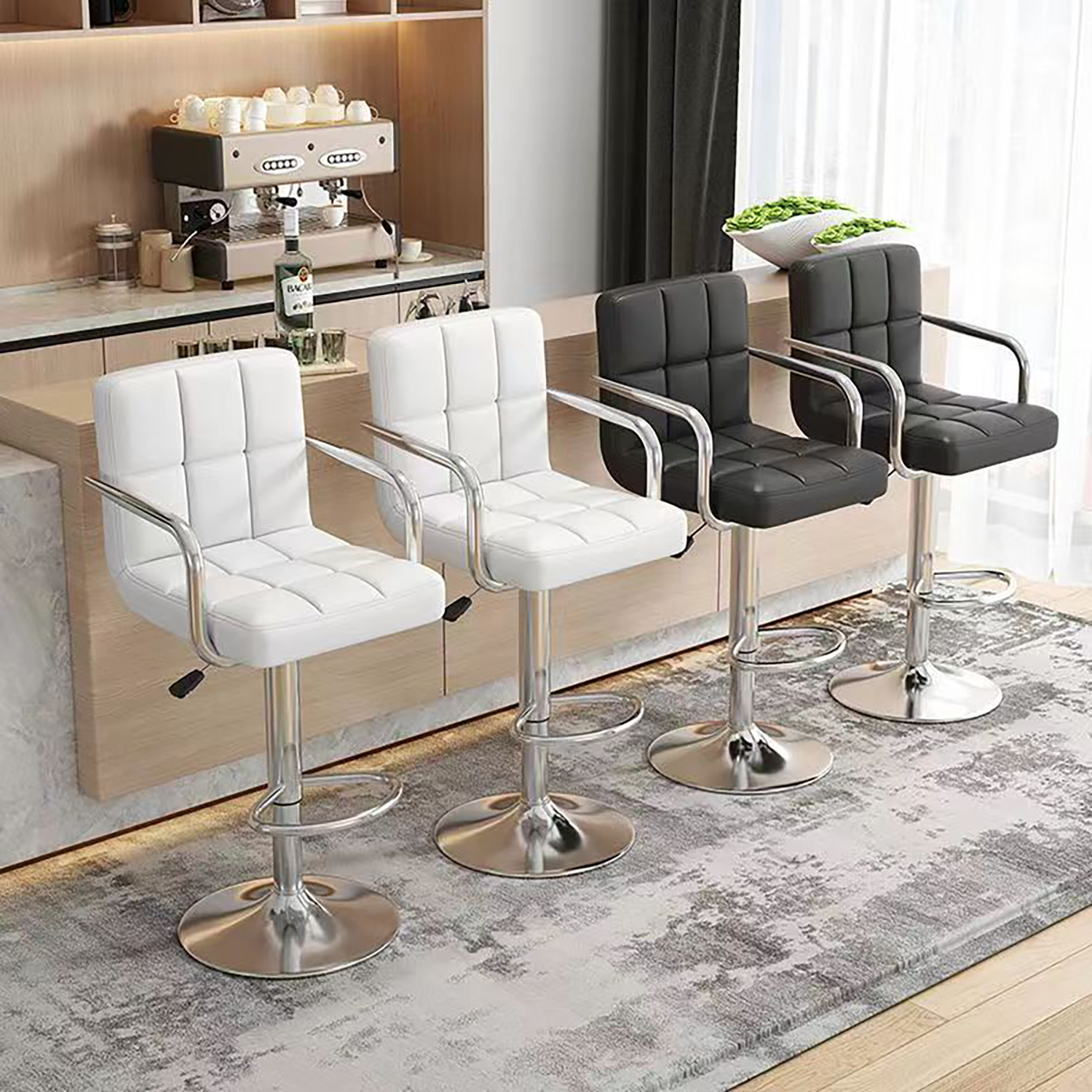 Quik-Lift Simple Swivel Bar Stools 5