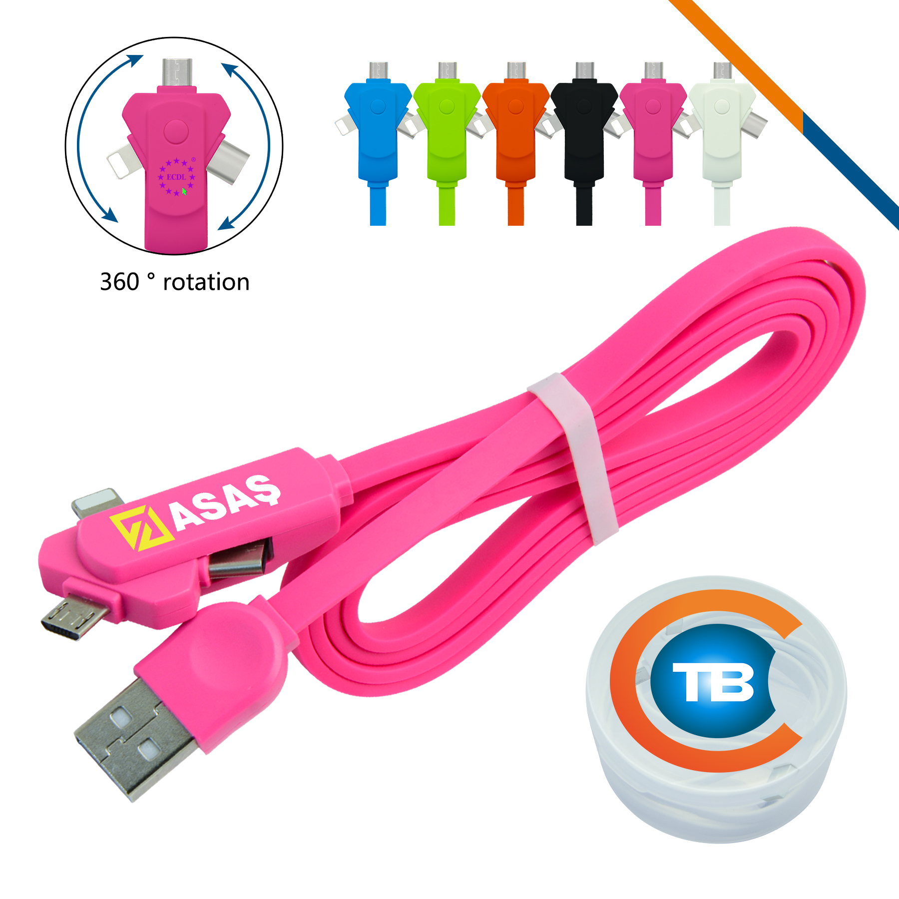 Swivel 3-in-1 Charging Cable 9