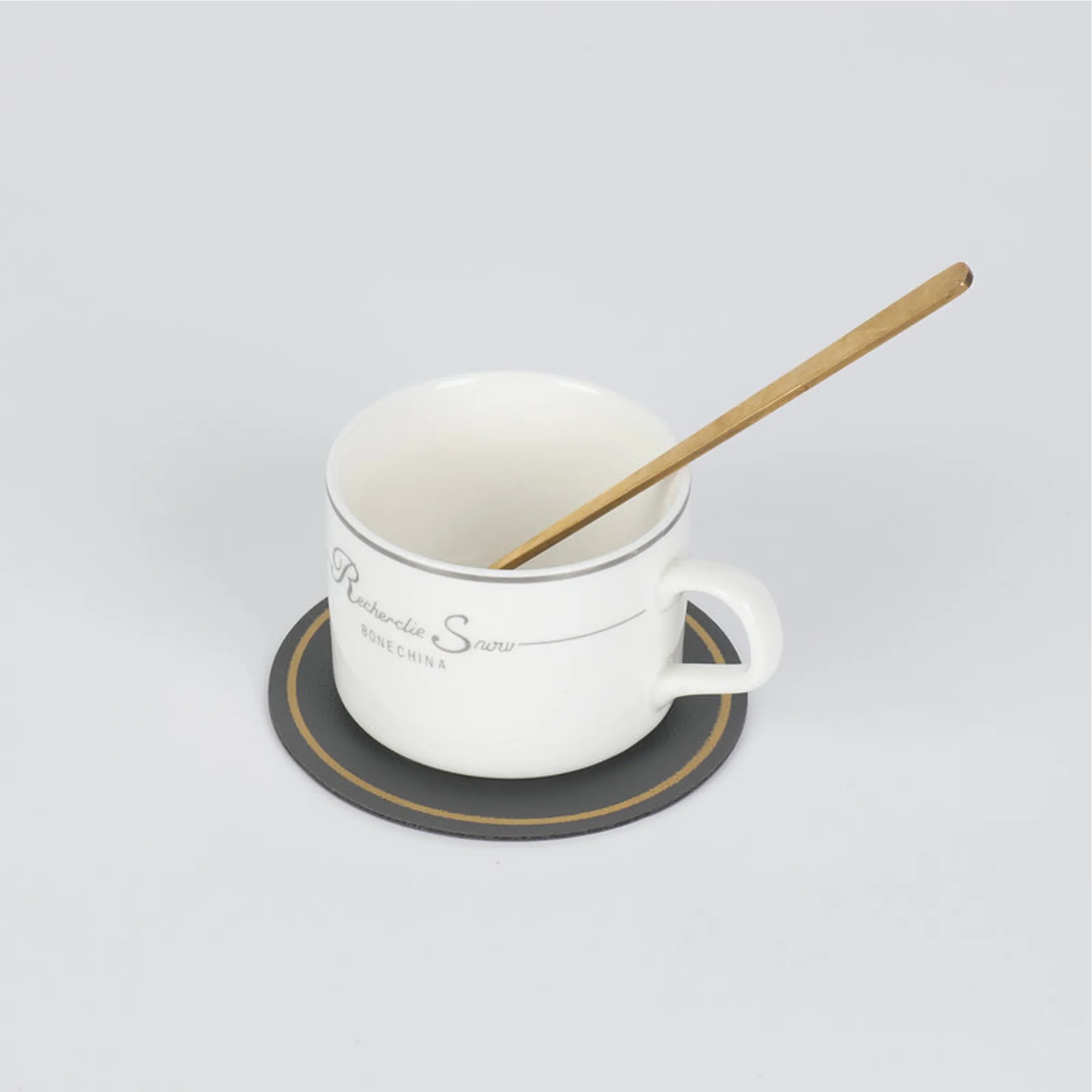 Round Leather Insulated Drinking Coasters 9