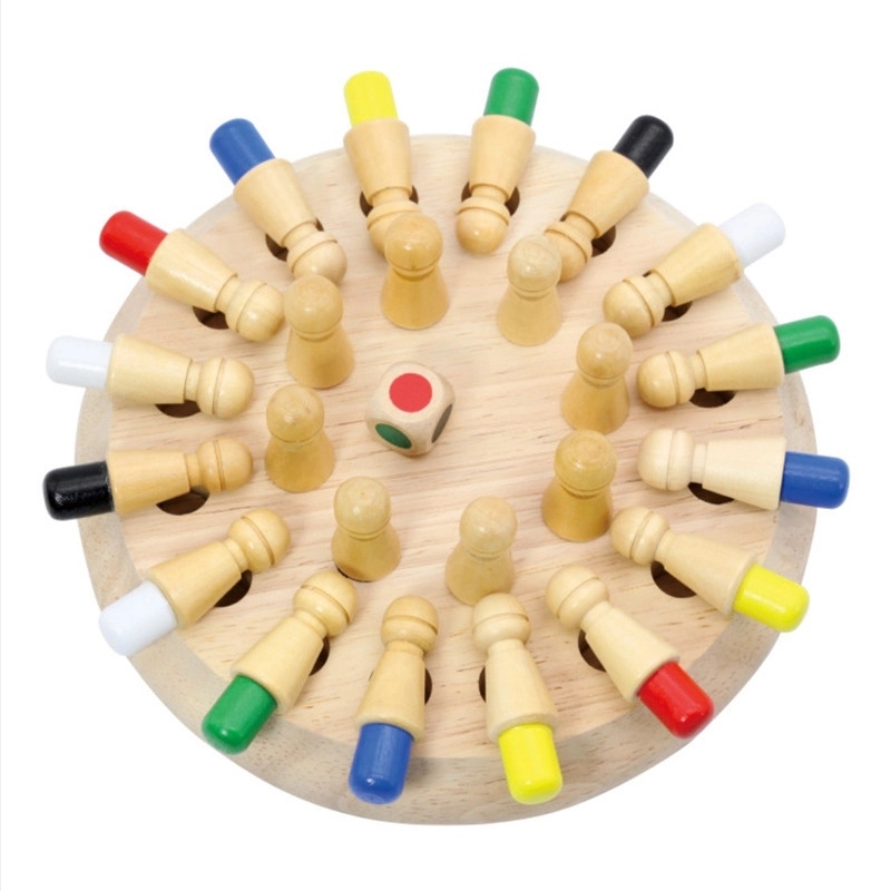 Wooden Memory Chess Game 4