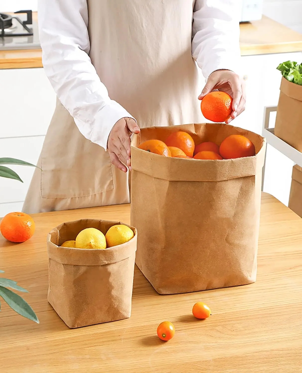 Washable Kraft Paper Bags 7