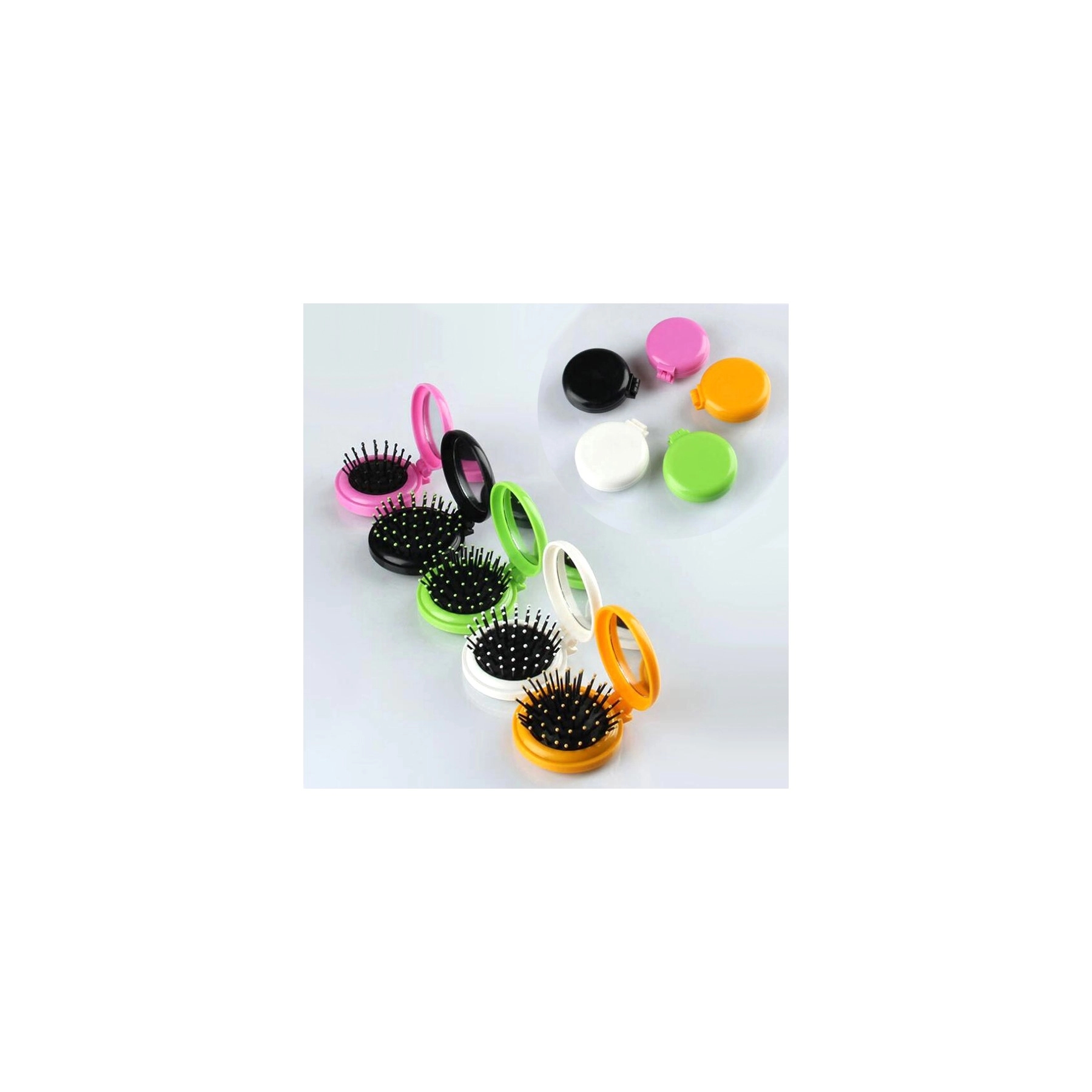 Compact Mirror & Brush Set 3