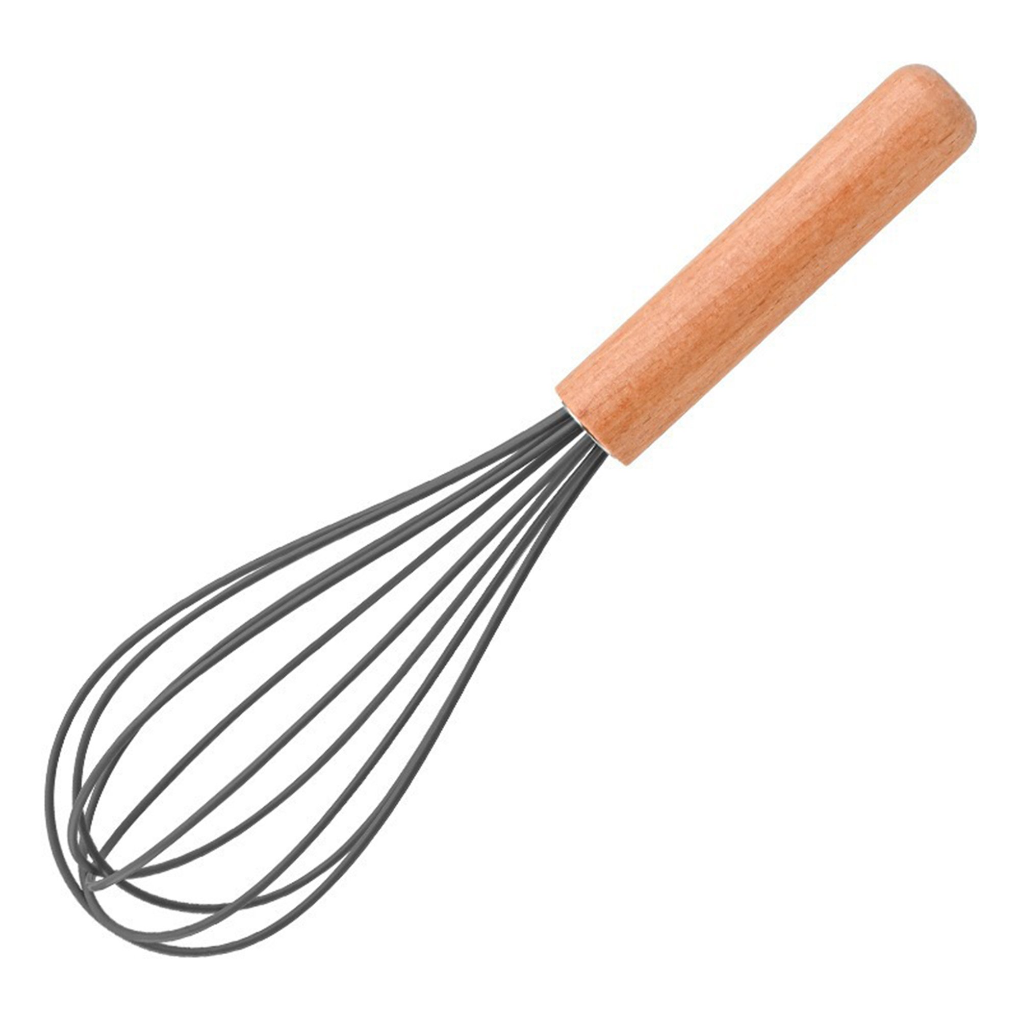 Silicone Whisk with Wooden Handle 6