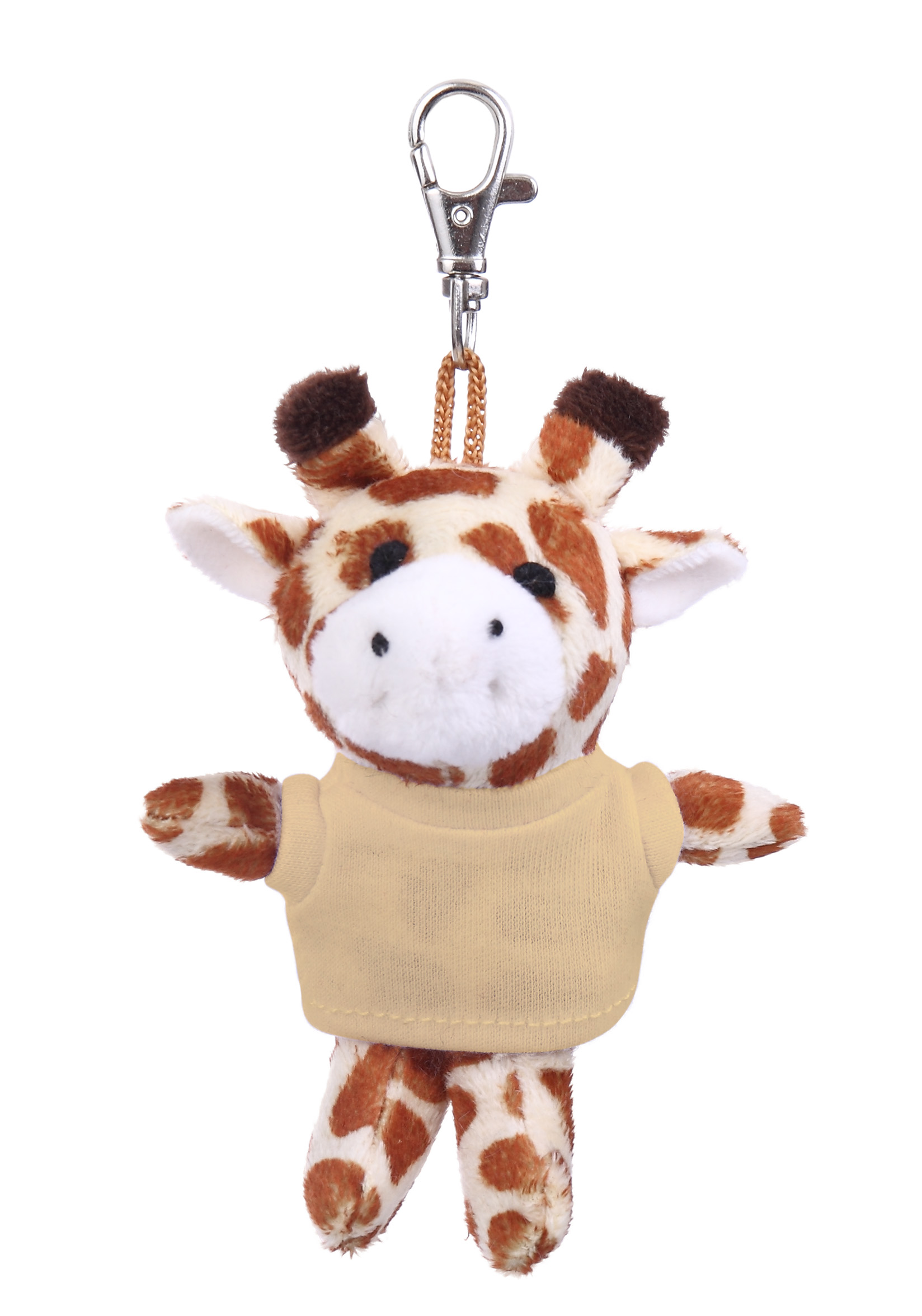 Soft Plush Giraffe Keychain with Tee 17