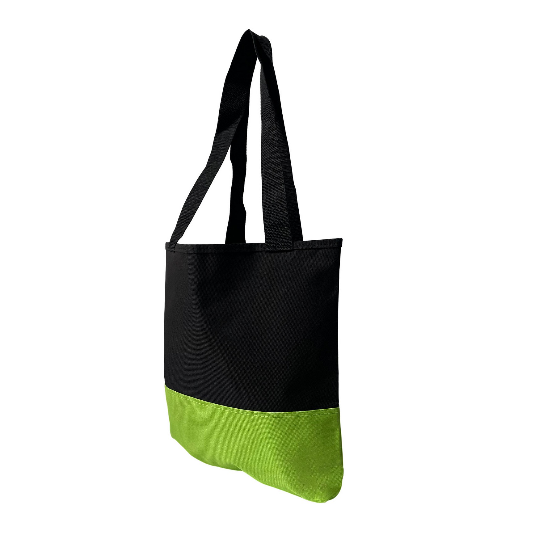 Two-Tone Tote Bag W/Loop Attachment, custom tote bag with logo imprint 4