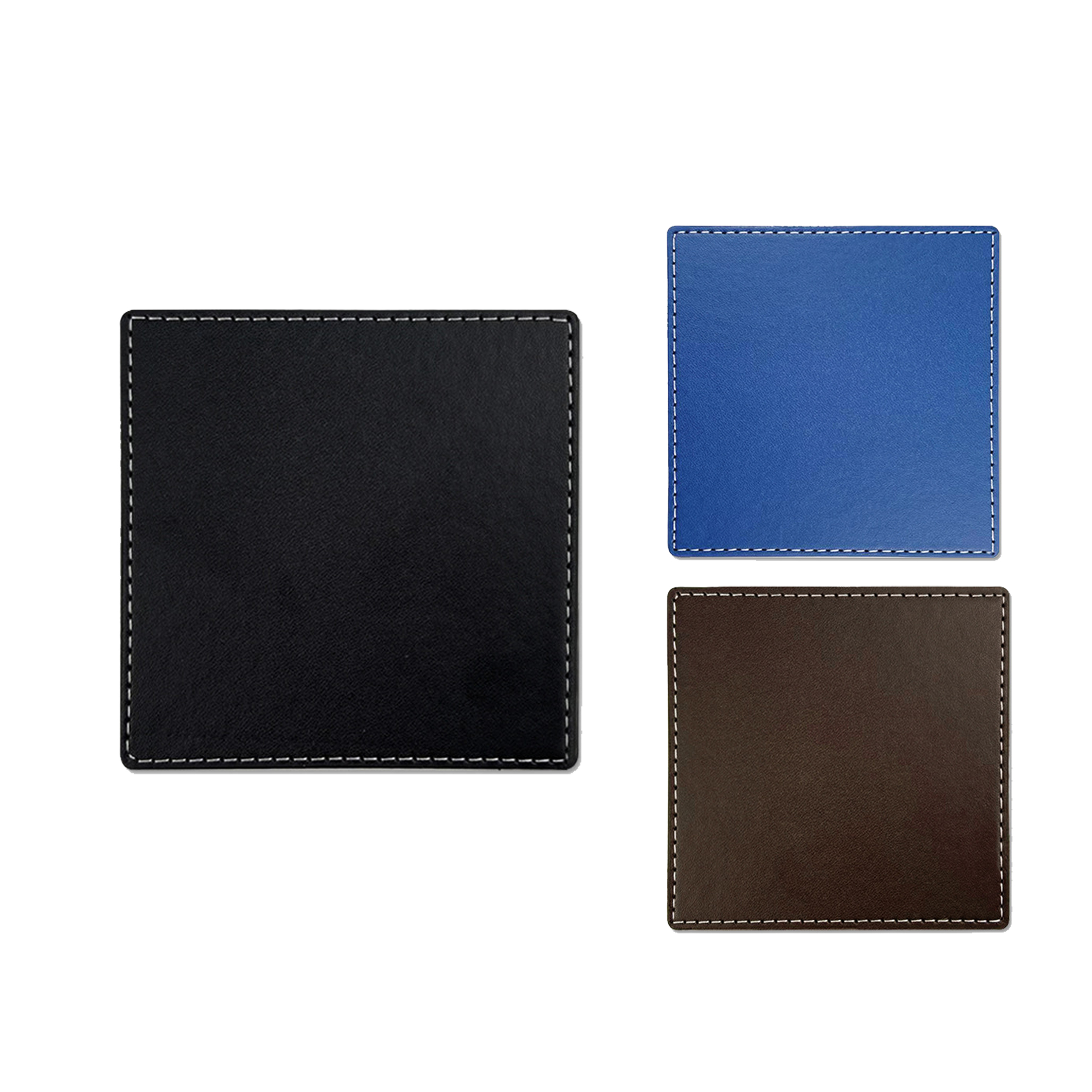 PU Leather Square Shaped Coaster 4