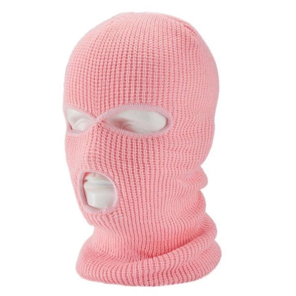 3-Hole Balaclava Knitted Full Face Ski Cover Mask 8
