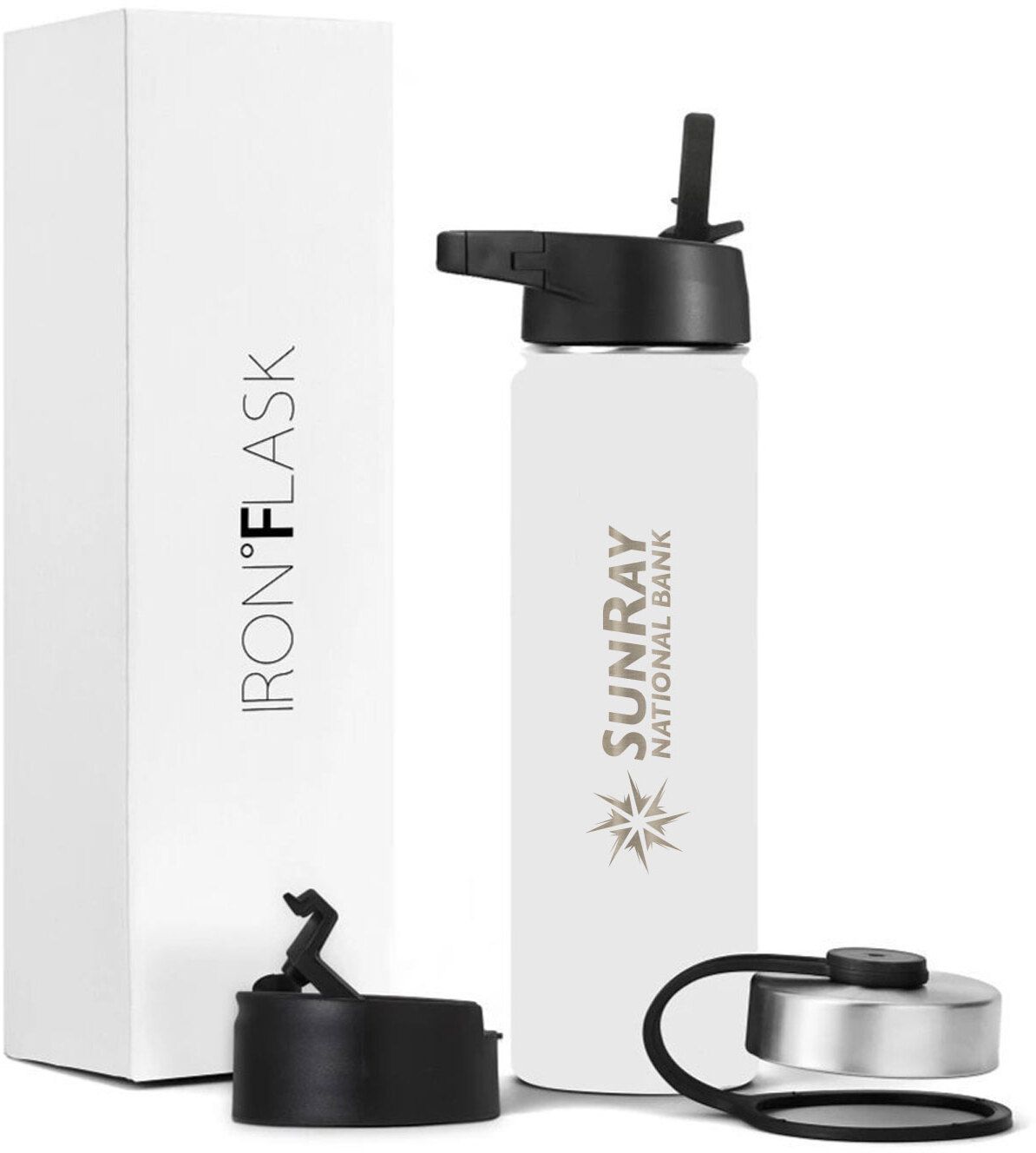 IRON FLASK WIDE MOUTH WATER BOTTLE 22 OZ 16