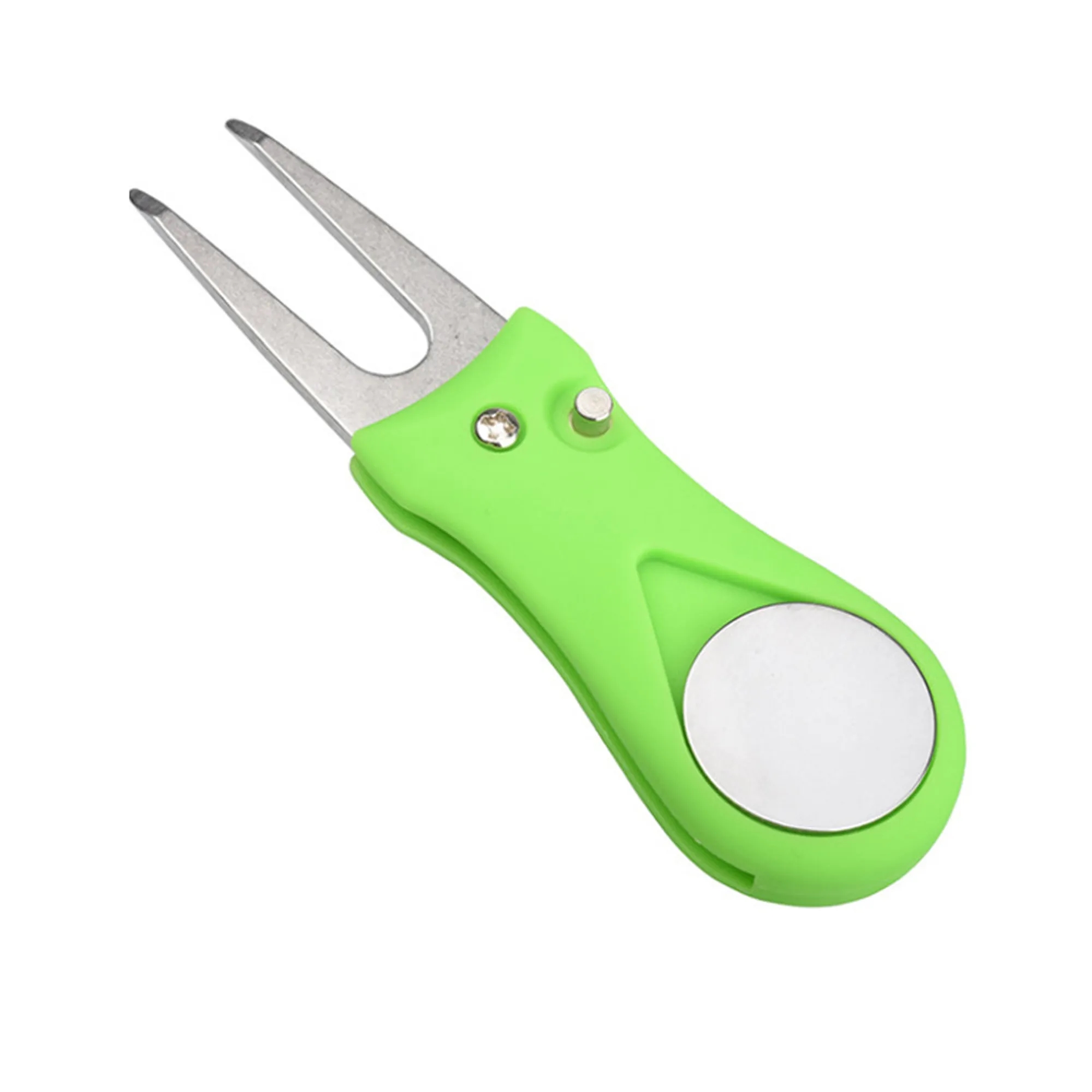 Foldable Golf Divot Tool With Ball Marker 4
