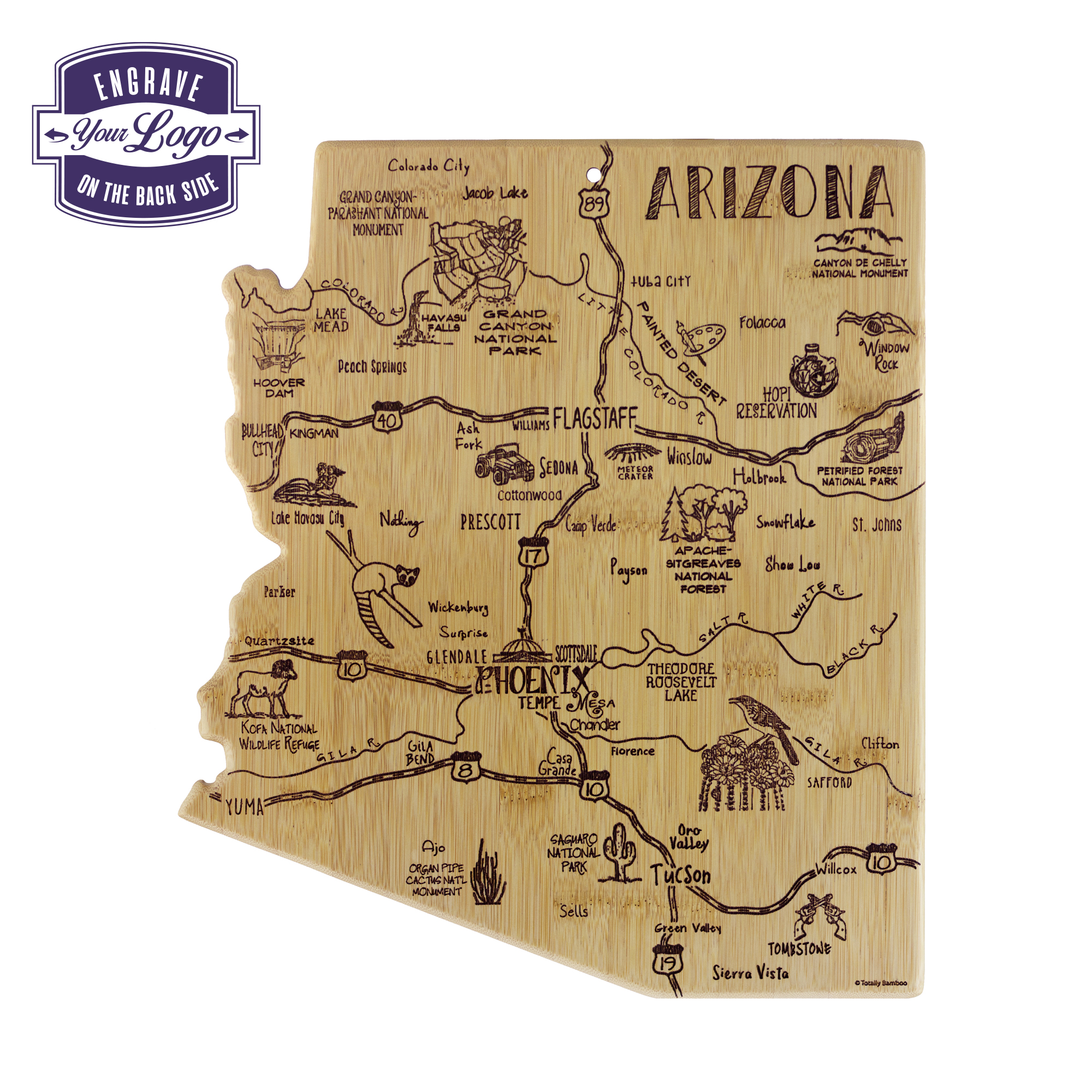 Destination Arizona Cutting & Serving Board